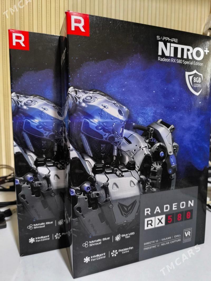 Rx 580 Saphire Nitro + - Aşgabat - img 1
