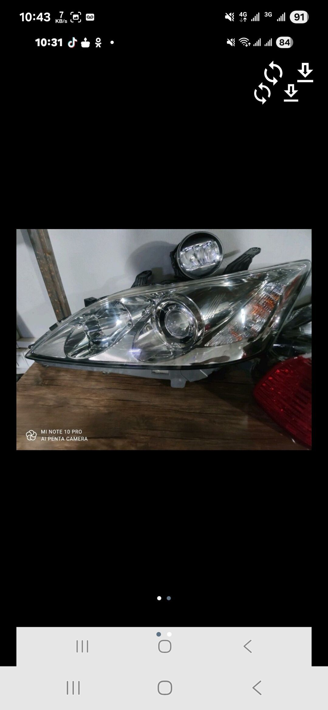 2007-08 es350 ksenon fara 3 900 TMT - Мары - img 1