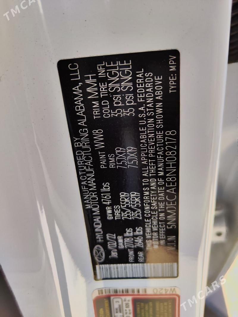 Hyundai Tucson 2022 - 370 000 TMT - Ашхабад - img 1