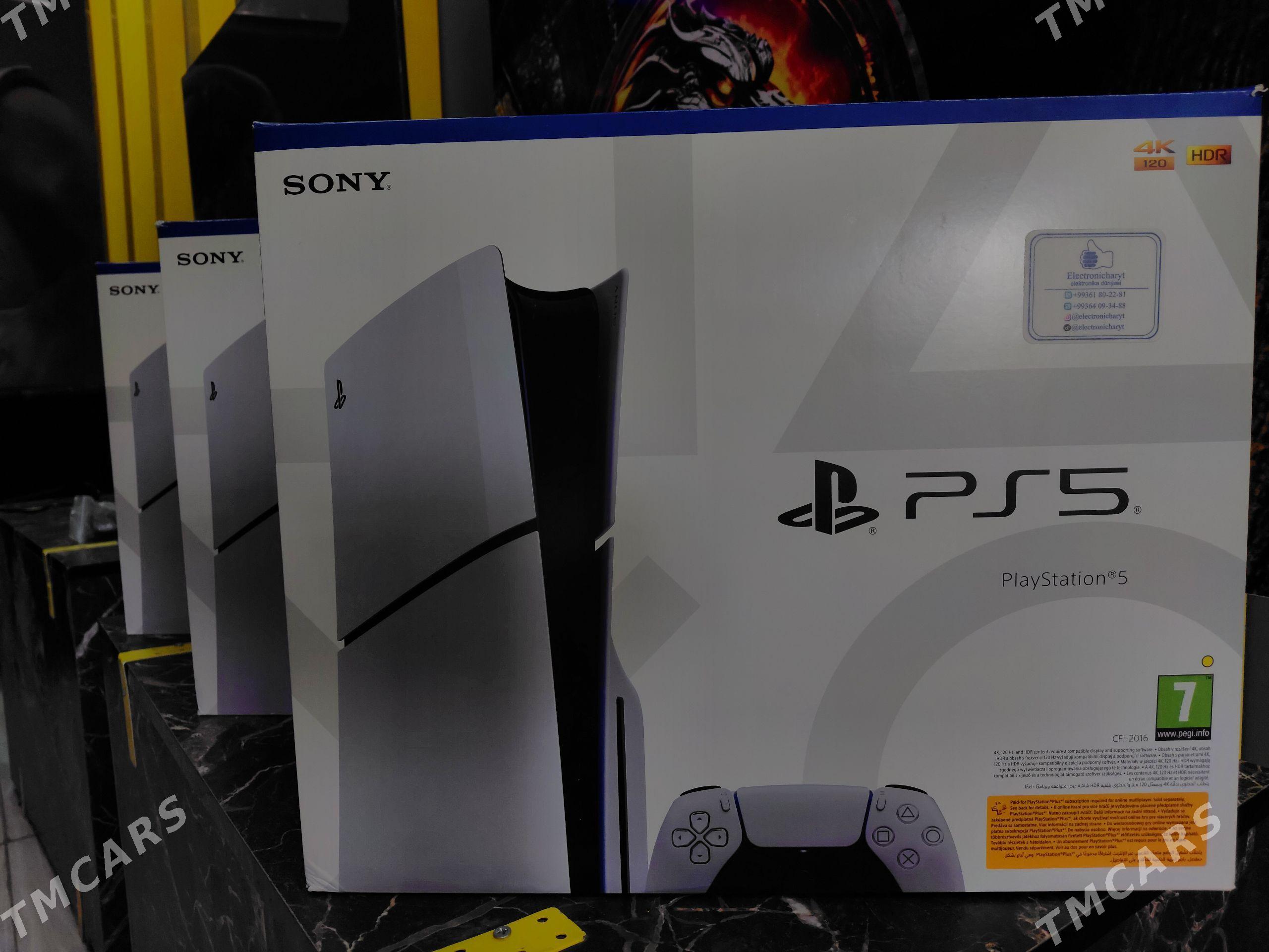 Playstation 5 slim(дисковод) - Türkmenabat - img 1