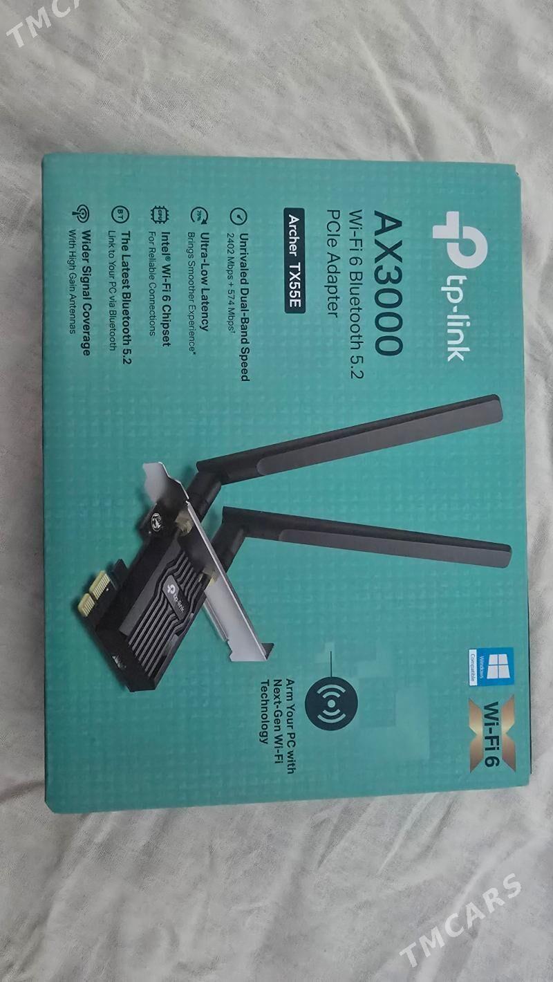 TP-Link AX3000 Wi-Fi6+Bluet - Ашхабад - img 1