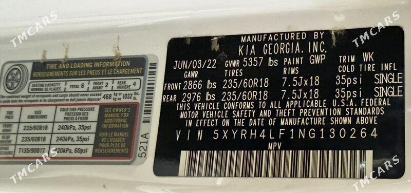 Kia Sorento 2022 - 419 000 TMT - Ашхабад - img 1