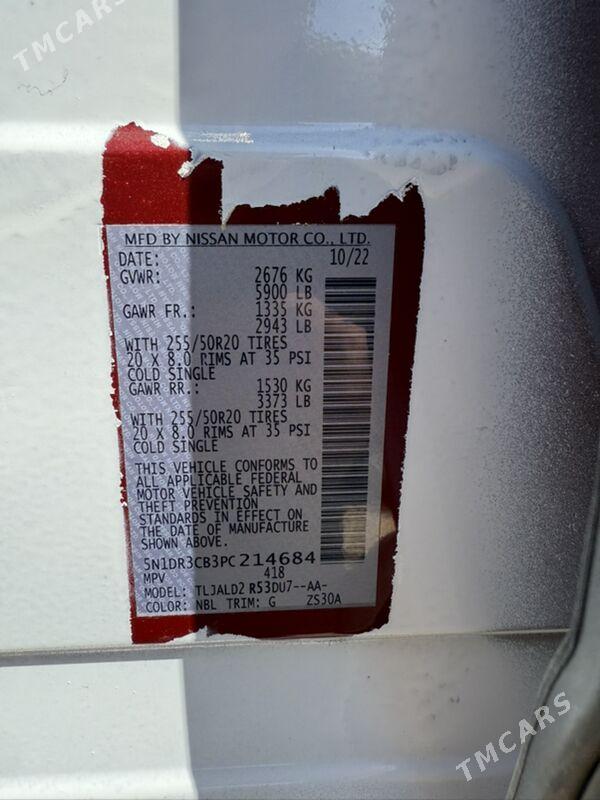 Nissan Pathfinder 2022 - 450 000 TMT - Гызыларбат - img 1