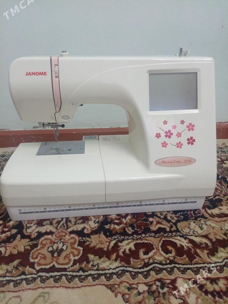 Janome 370 - Ak bugdaý etraby - img 1