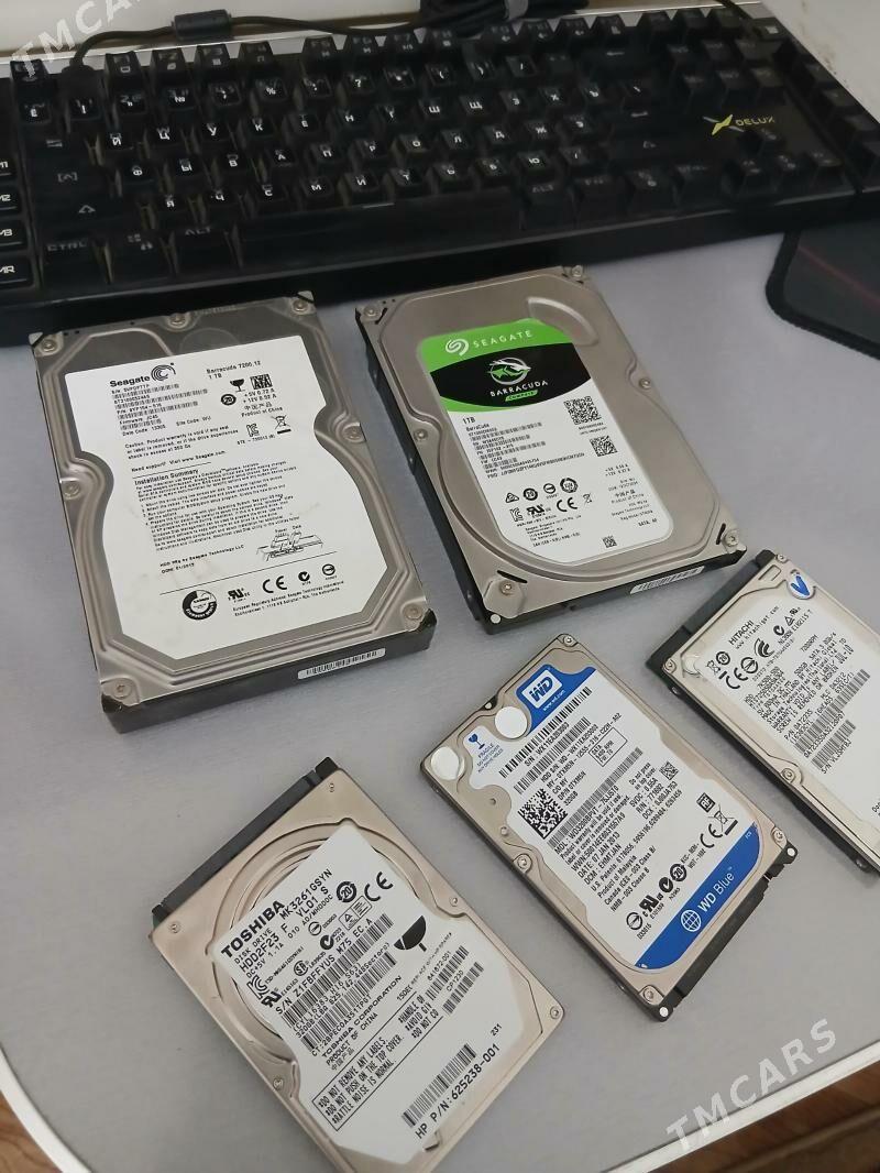 🟣1TB Жесткие диски 2,5*/3,5* - Türkmenabat - img 1