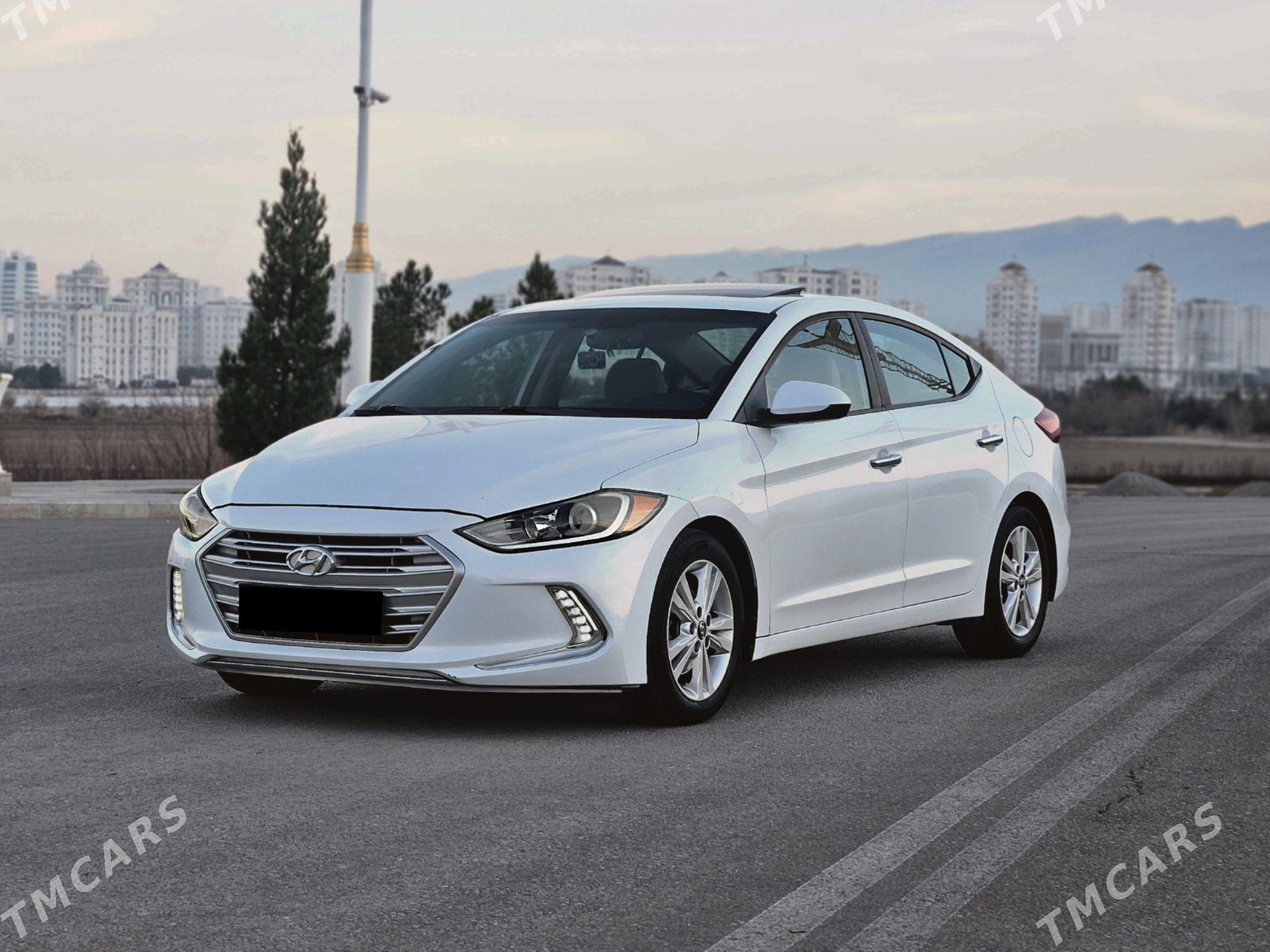 Hyundai Elantra 2017 - 213 000 TMT - ул. Подвойского (Битарап Туркменистан шаёлы) - img 1
