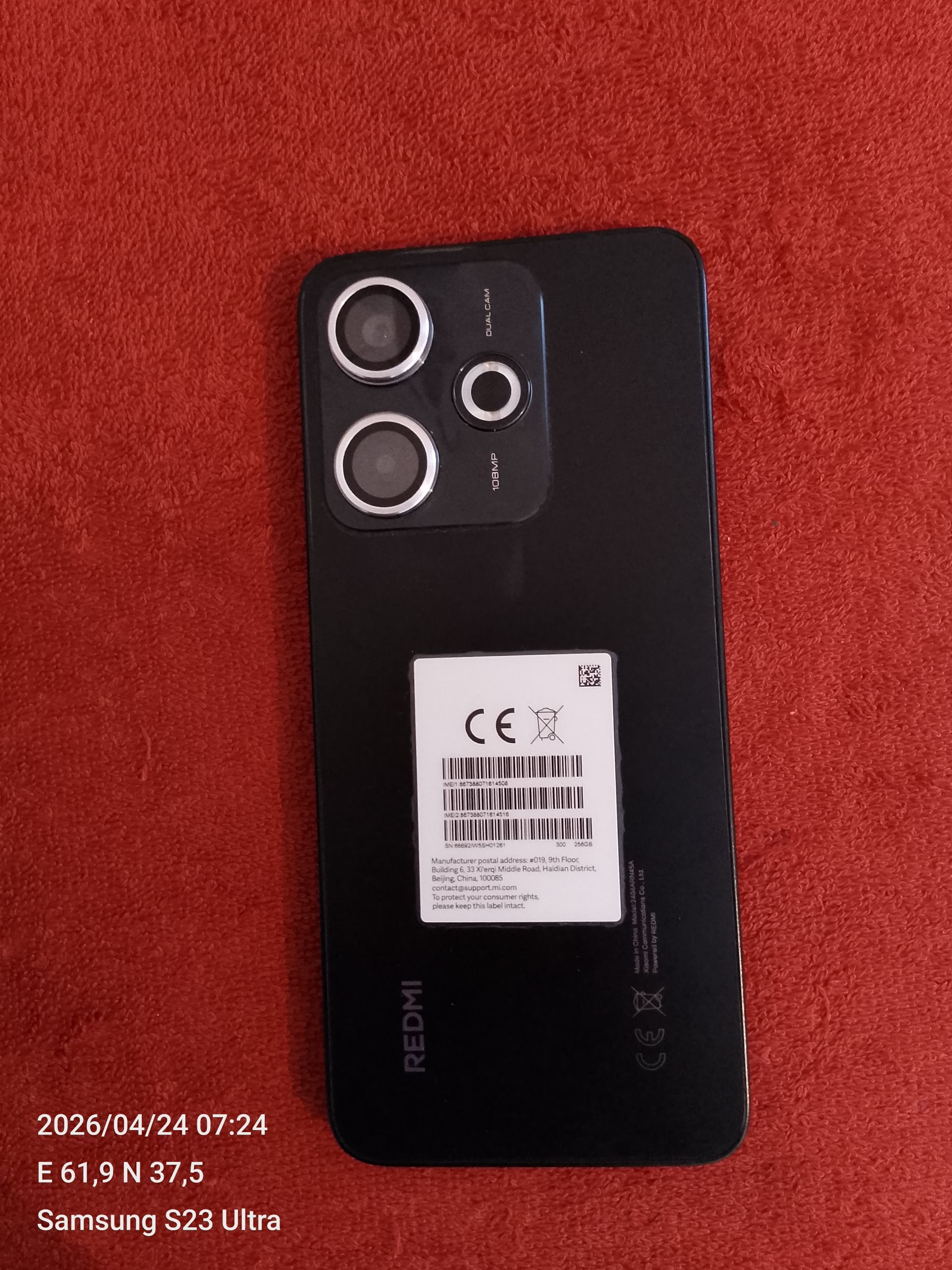 redmi 13x 256 gb - Мары - img 1