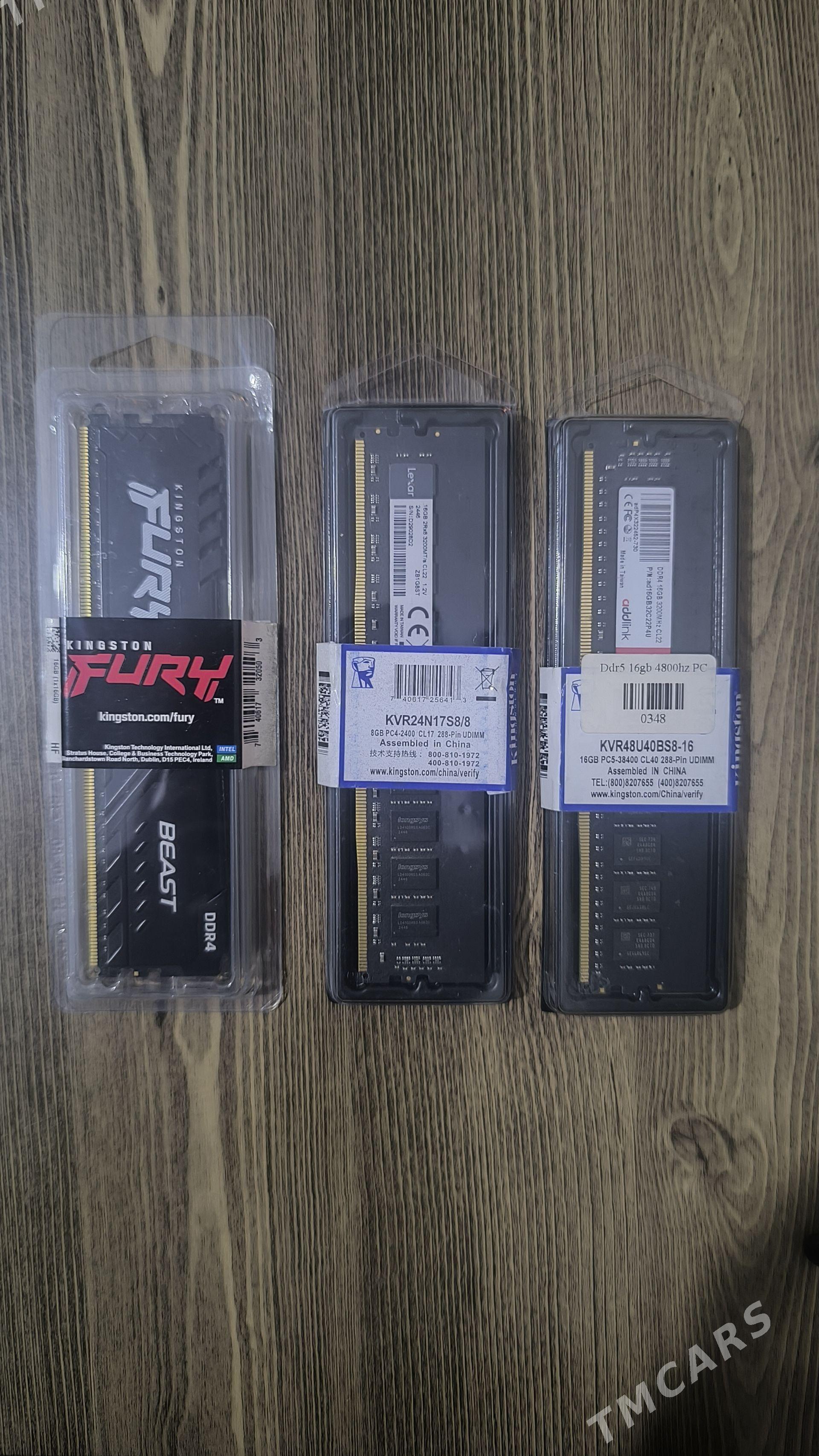 RAM DDR4 16GB PC - Ашхабад - img 1