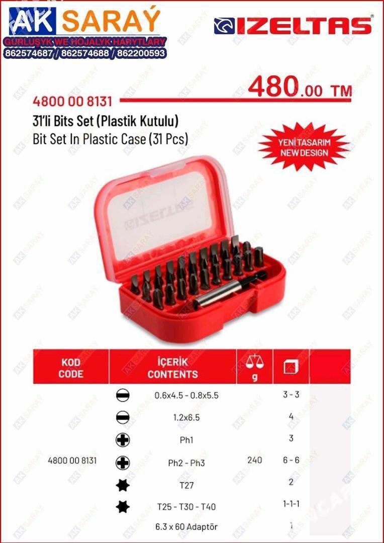 IZELTAS 31'li bits set - Aşgabat - img 1