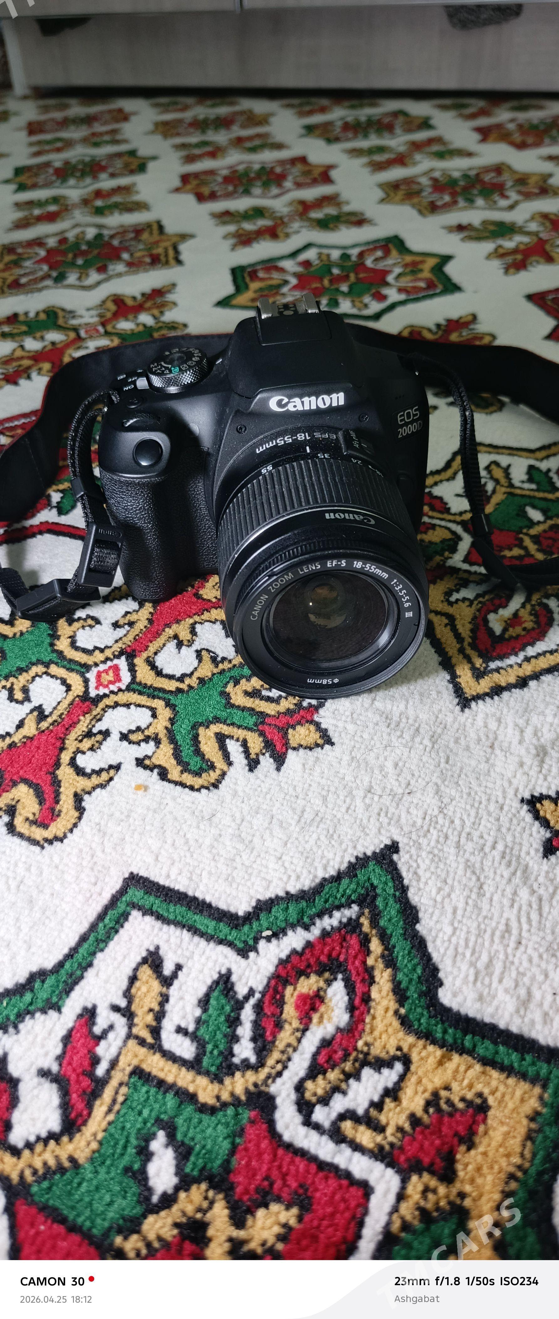 Canon EOS 2000D EFS 18-55mm - Ашхабад - img 1