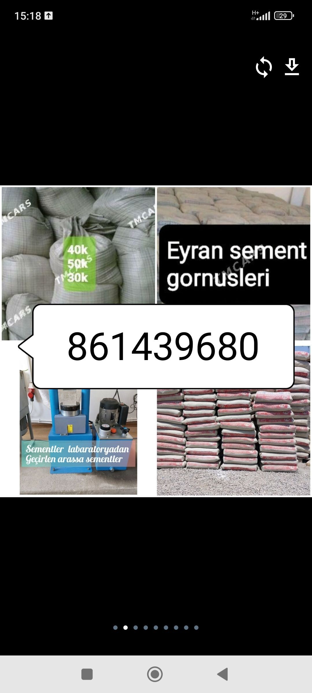 ÇÄGE DERS SEMENT MITI KERPIÇ D - Ашхабад - img 1