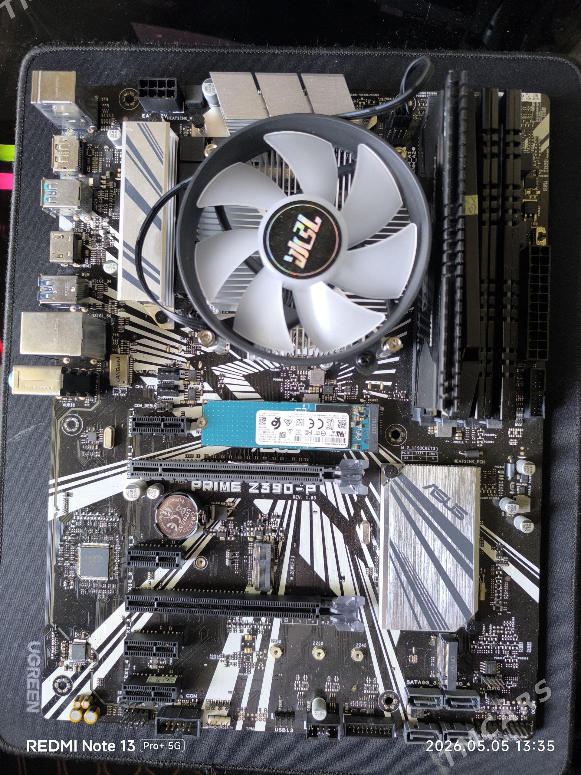 Asus Prime Z390 i7 9700f - Ашхабад - img 1