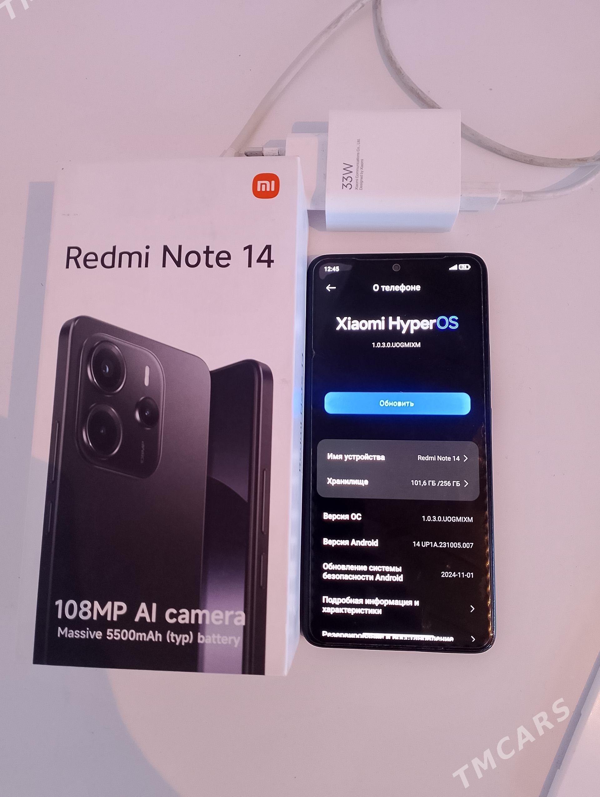 Redmi not 14 8 256 - Garagum etraby - img 1