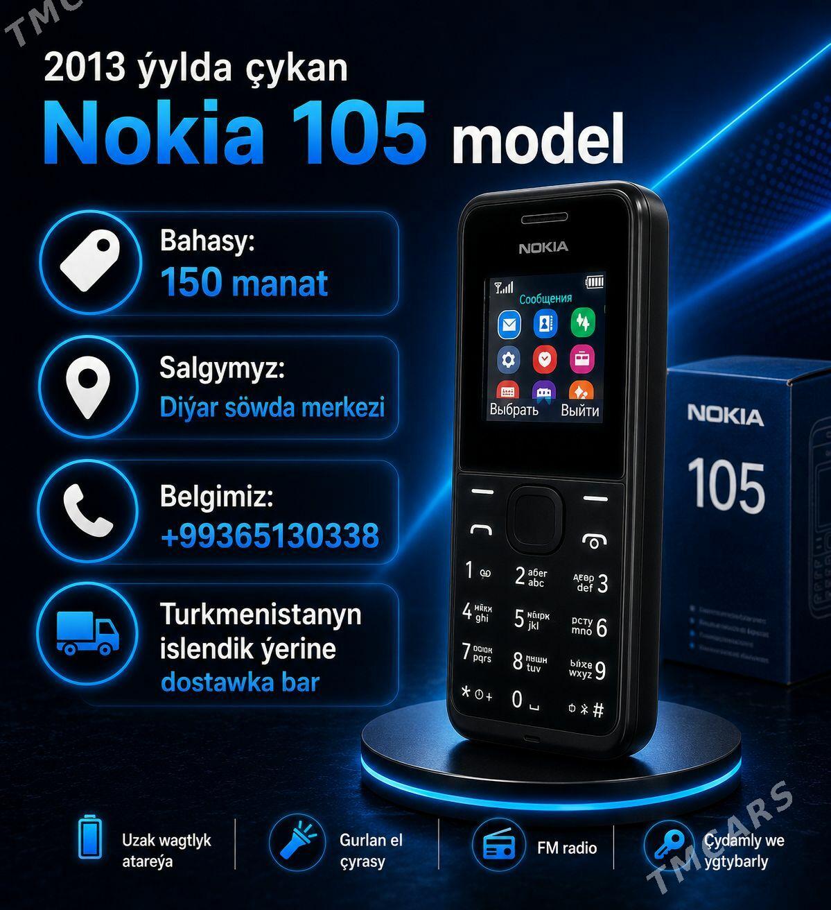 Aksiýa Paket Nokia 105 model - Дашогуз - img 1