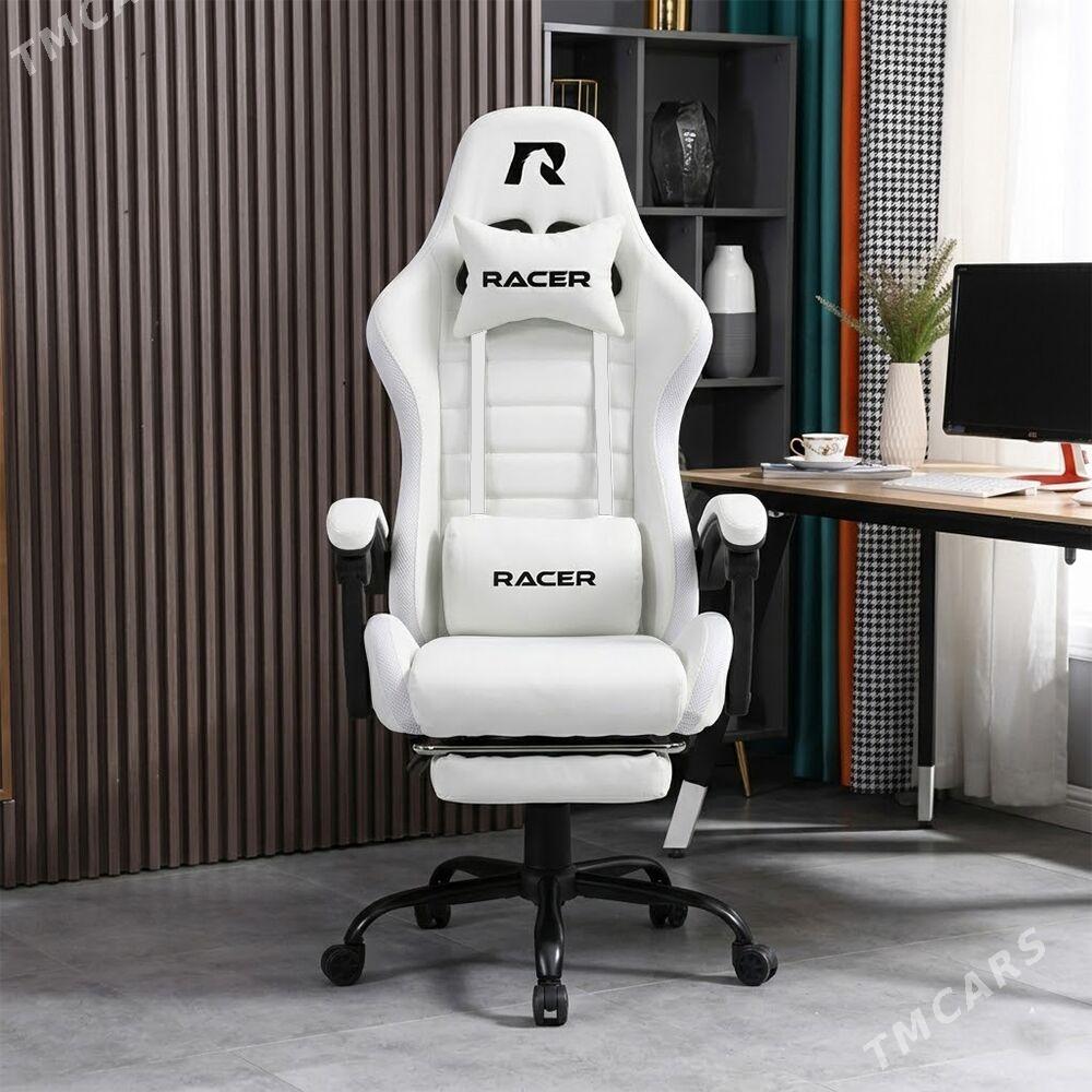 Oýun Kreslo sy Игровое кресло Racer Snowy (Снежок) - Aşgabat - img 1