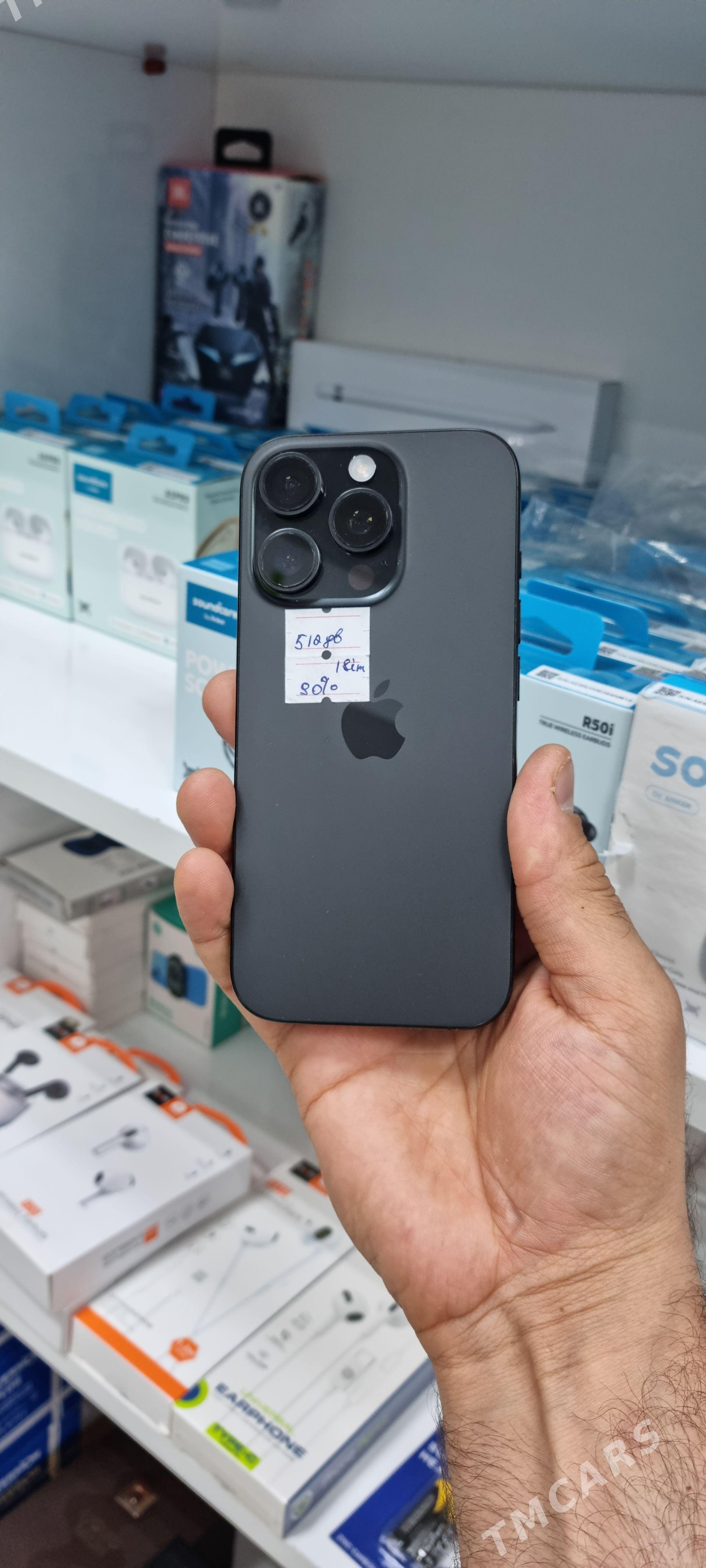 Iphone 16 pro 512gb 1sim 90% - Aşgabat - img 1