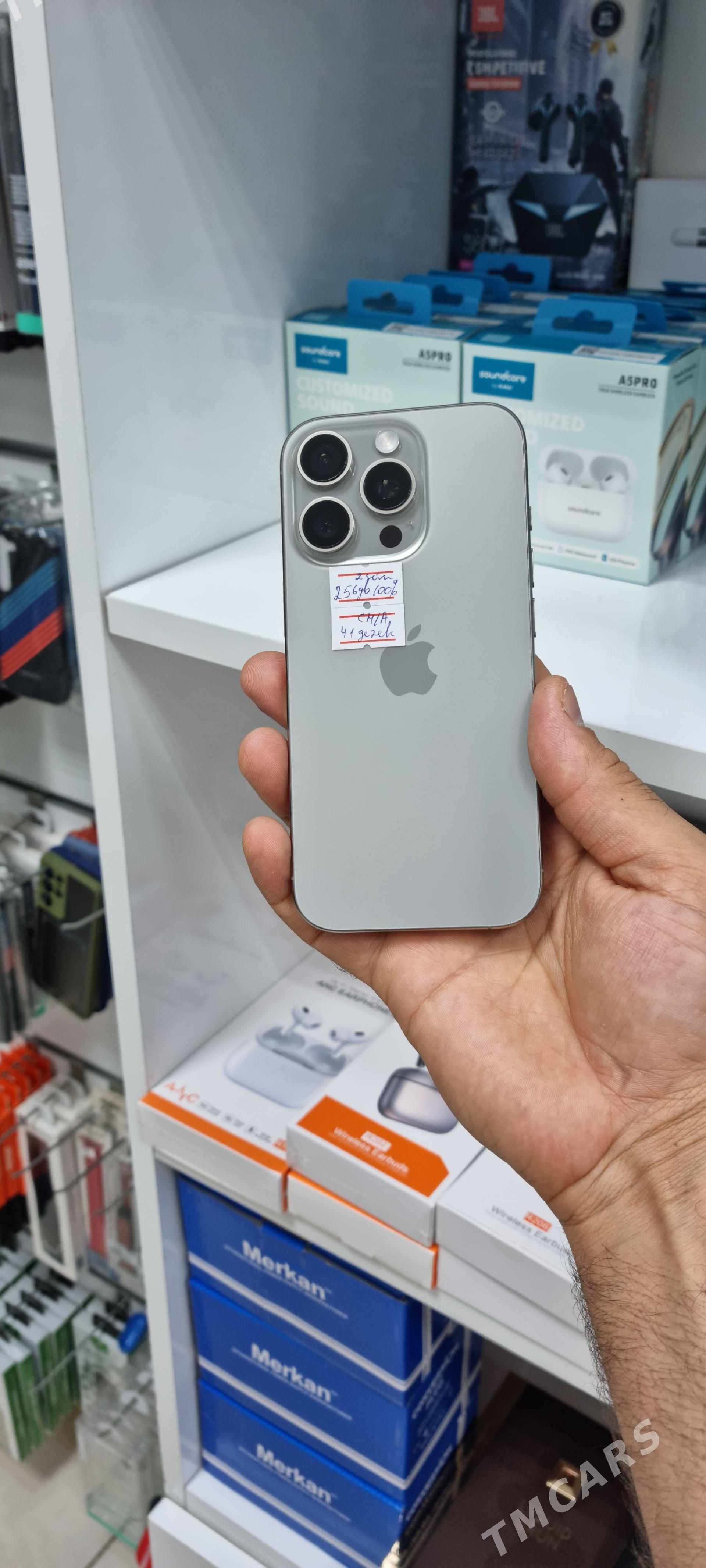 iphone 16pro 256gb 100% 2sim - Aşgabat - img 1