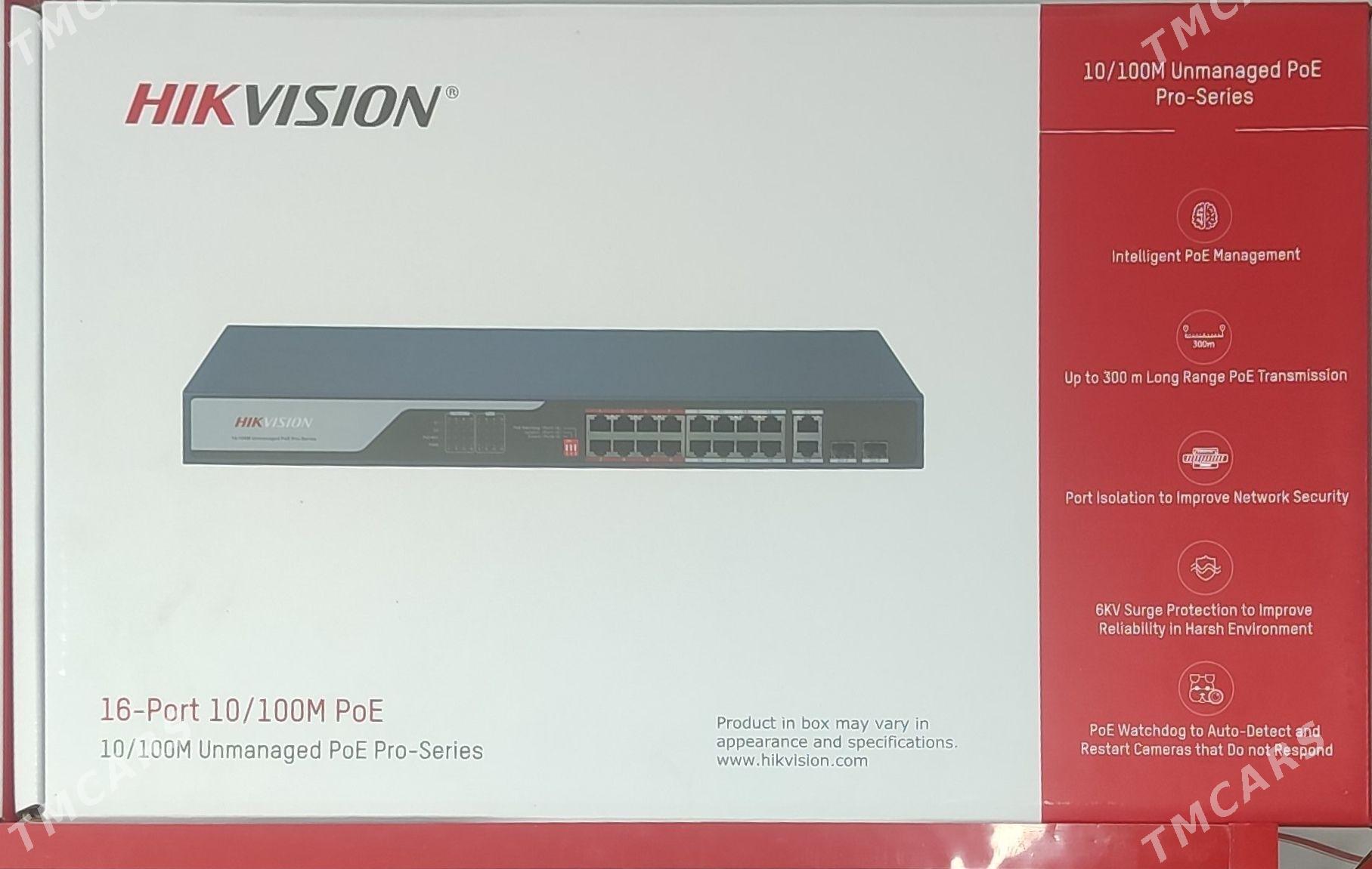 HIKVISION POE SWITCH 16PORT - Мир 7 - img 1