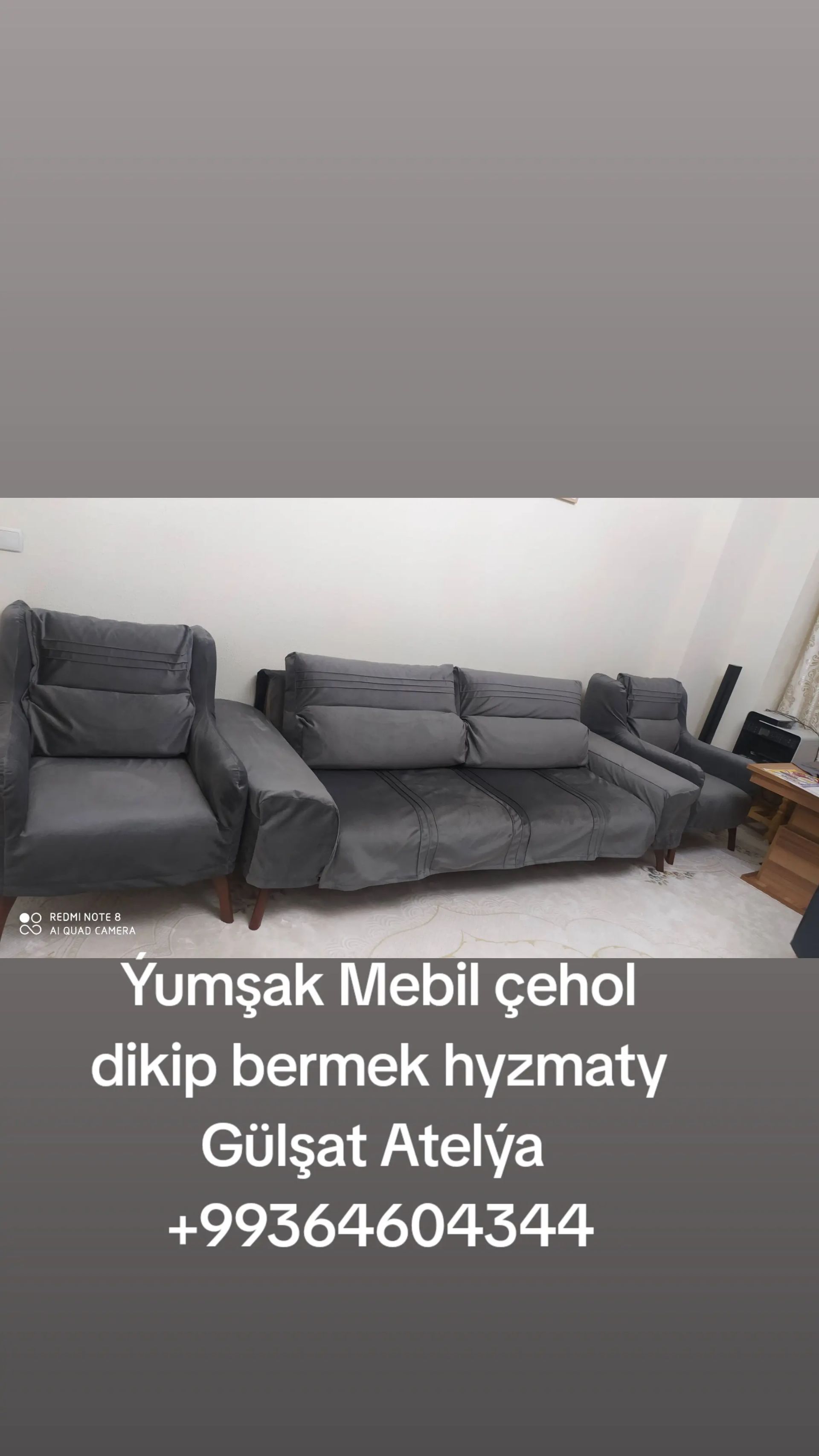 Mebil Diwan kresle Çehol.dikme - Podwoýski köç. (Bitarap Türkmenistan şaýoly) - img 1