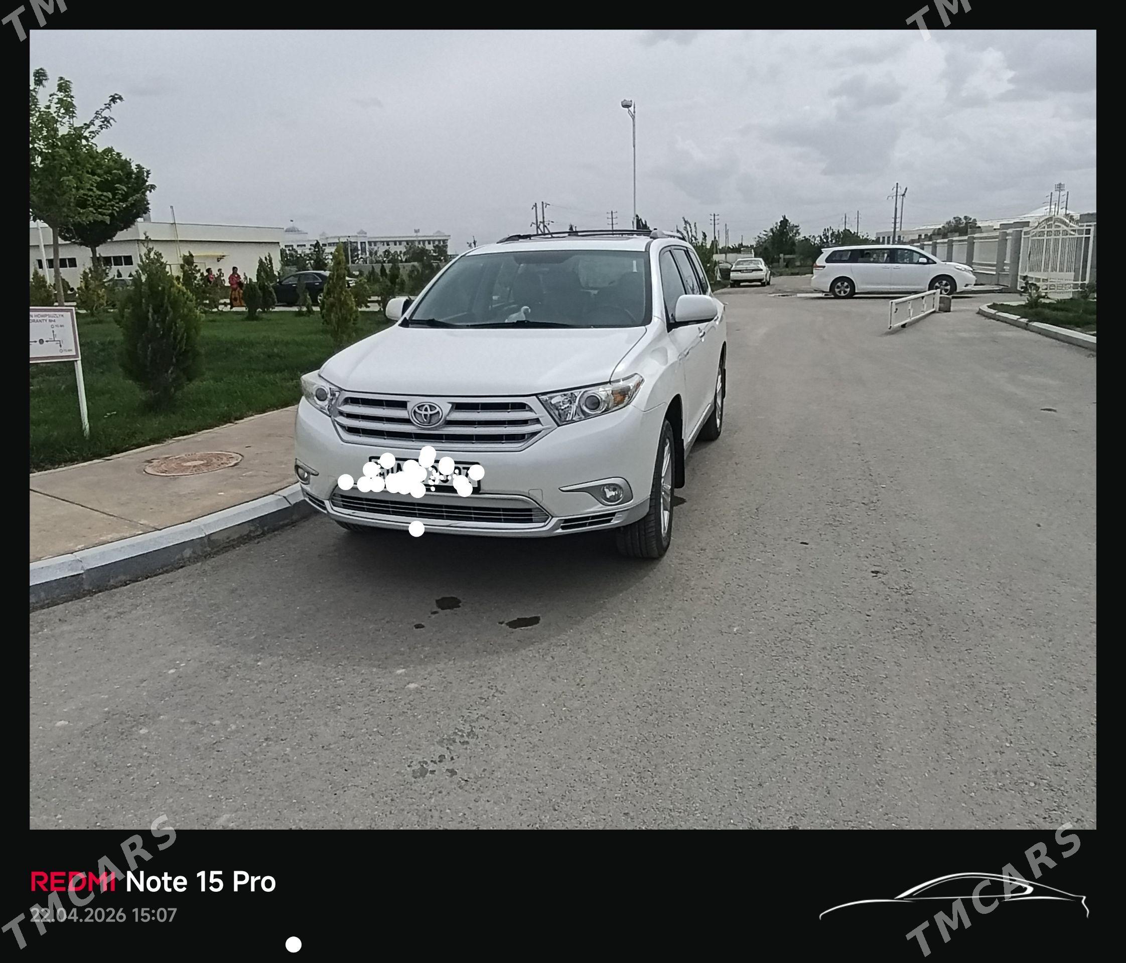 Toyota Highlander 2012 - 420 000 TMT - Gurbansoltan Eje - img 1