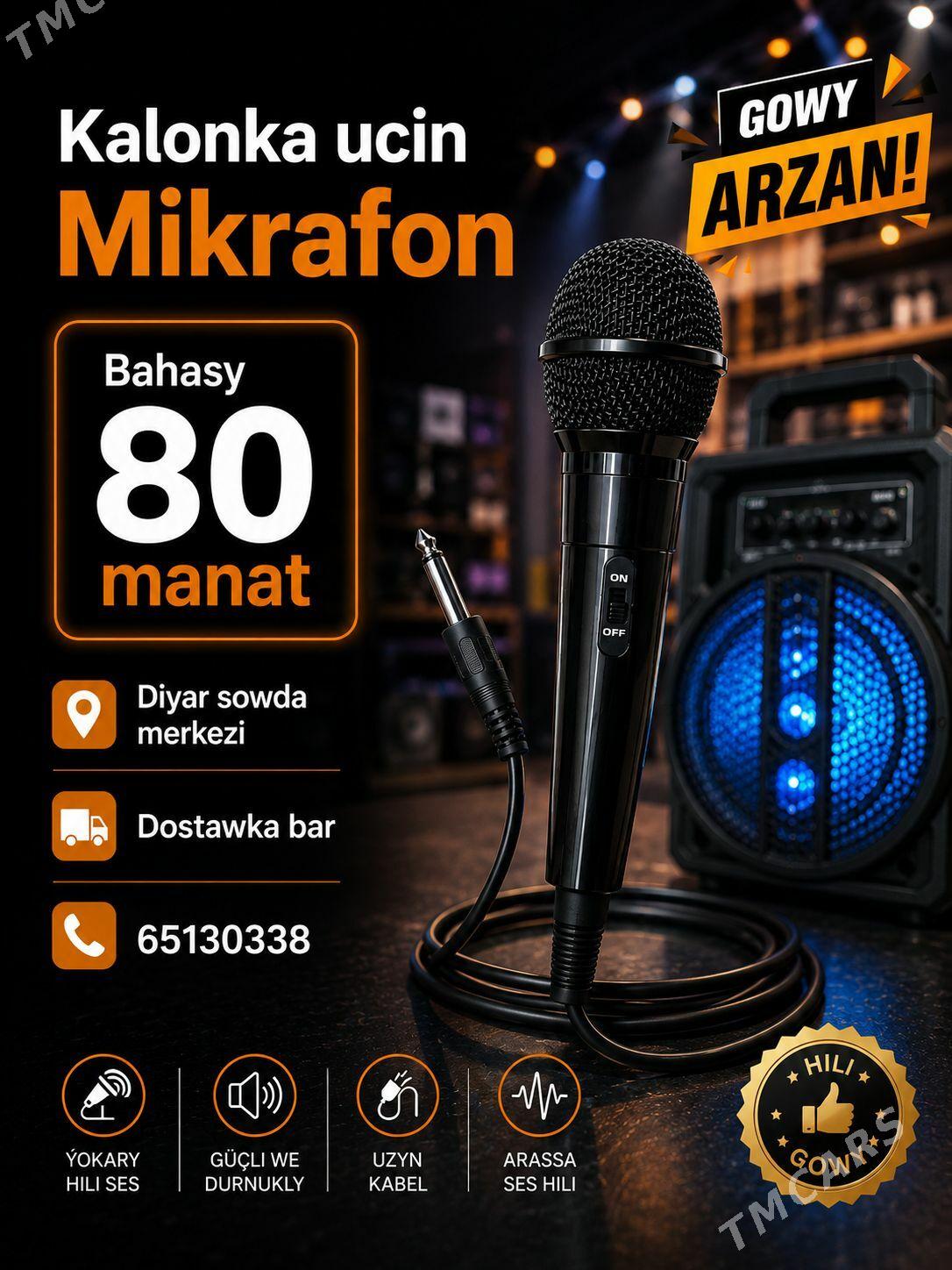 Mikrafon Kalonka üçin - Дашогуз - img 1