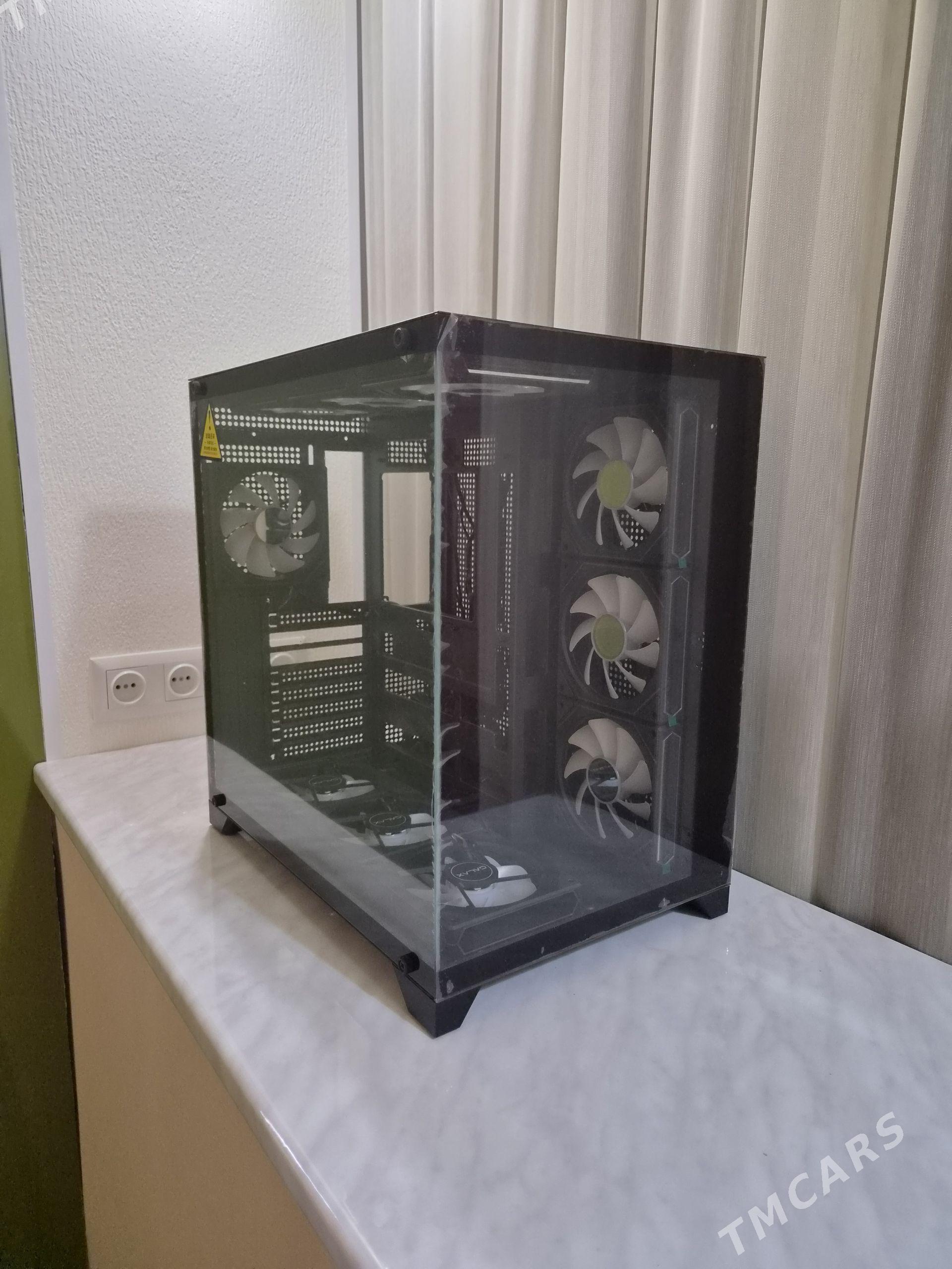 aquarium gaming case + argb 10 - Ашхабад - img 1