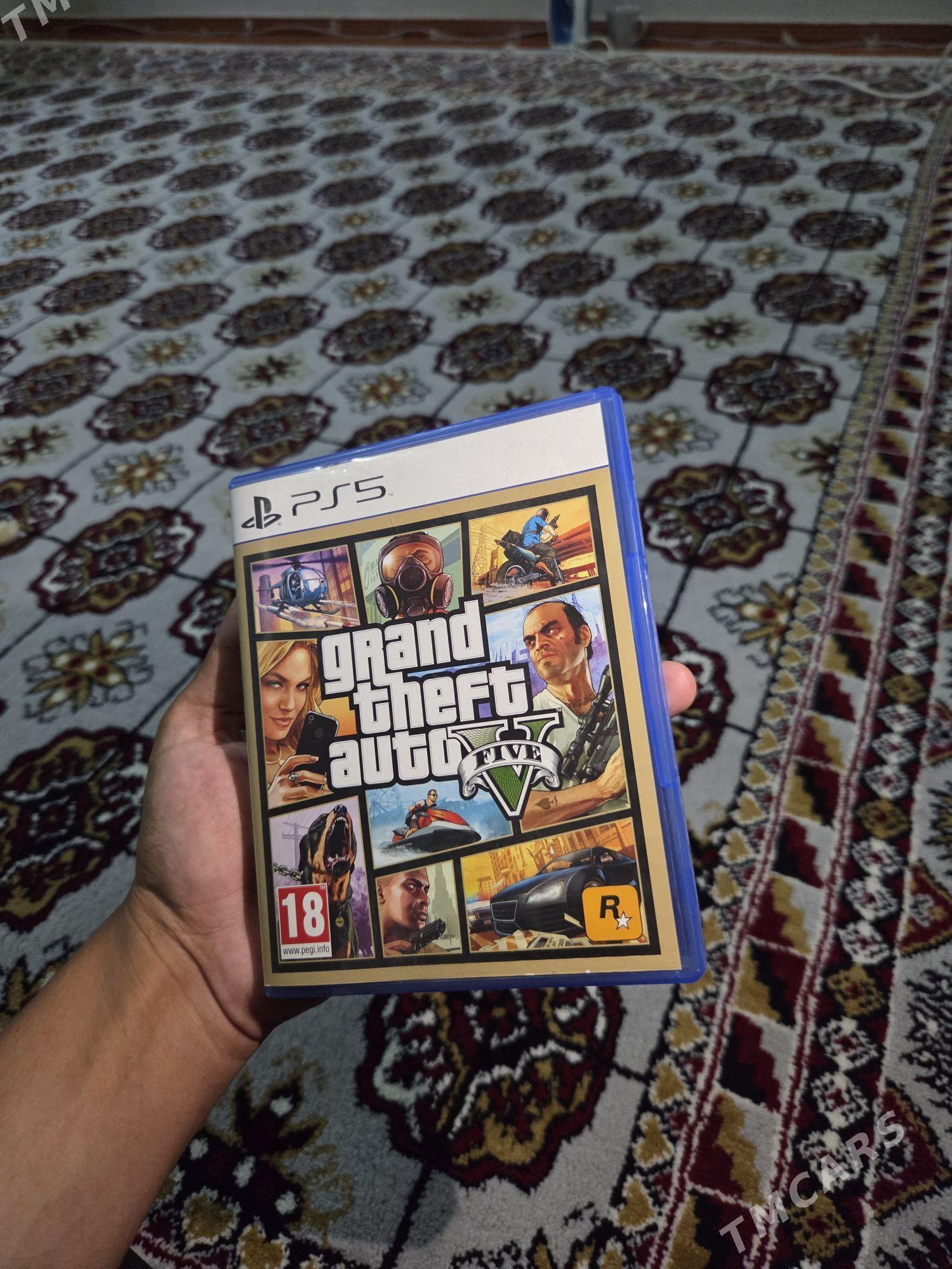 ps5 gta5 oyun disk - Aşgabat - img 1