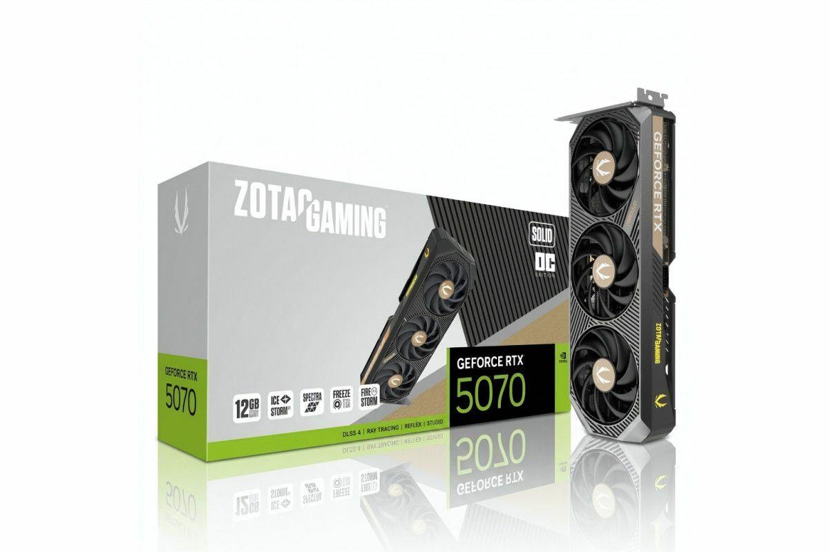 RTX 5070 12GB ️ZOTAC SOLID OC - Ашхабад - img 1