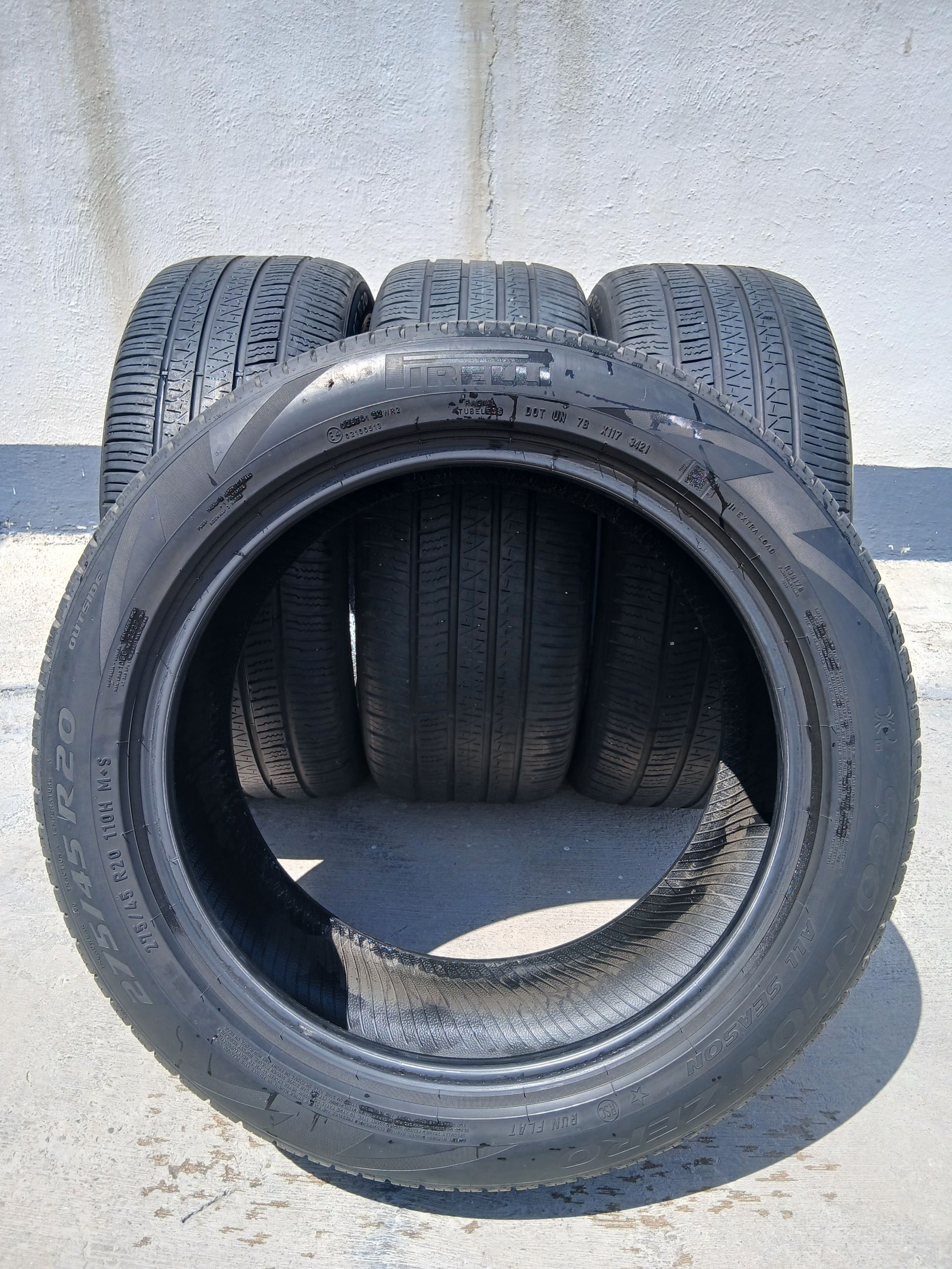 Pirelli Zero teker 275/45 R20 5 400 TMT - 11 мкр - img 1