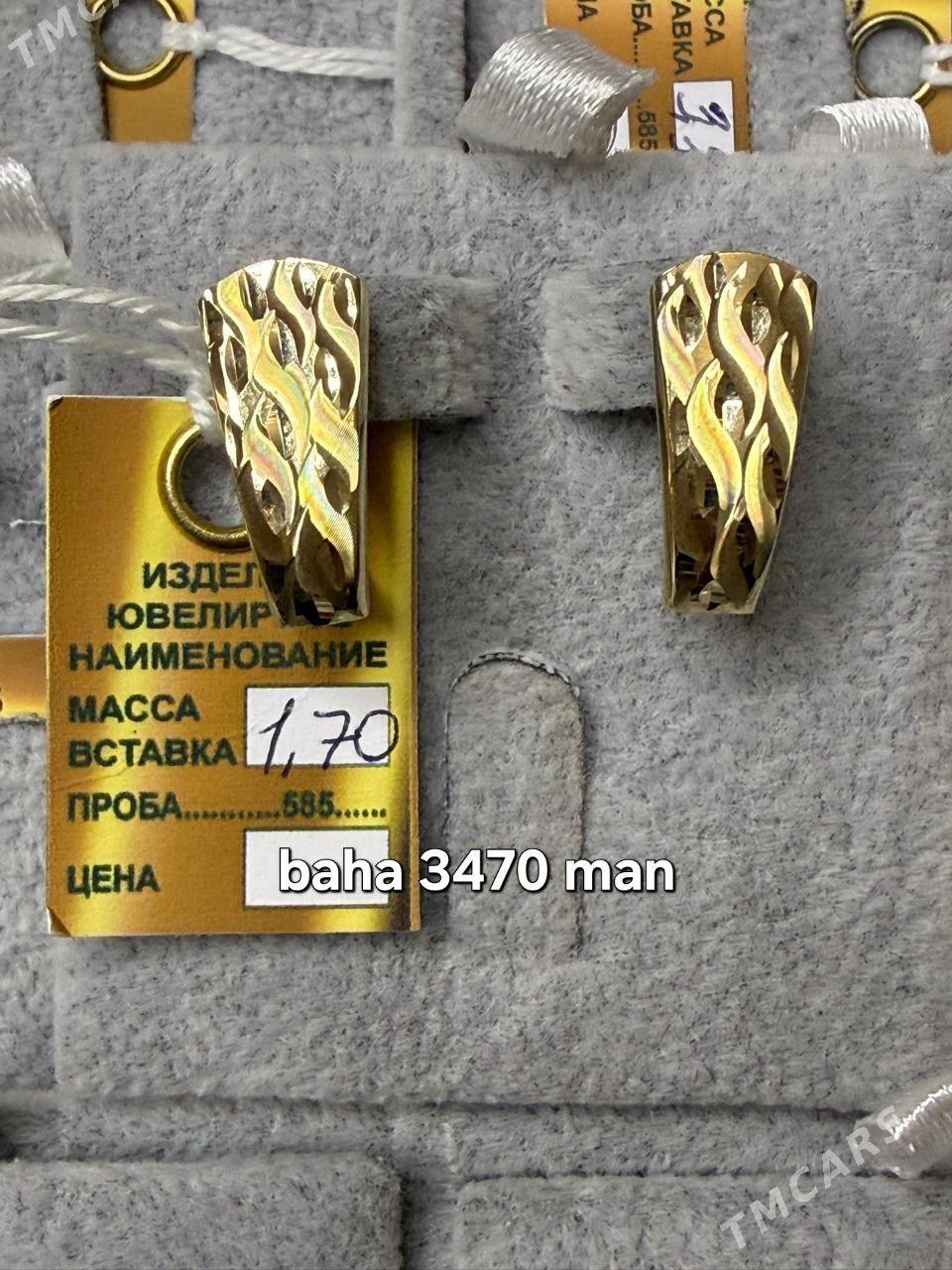 Gyzyl gulakhalka 14 karat - Ашхабад - img 1