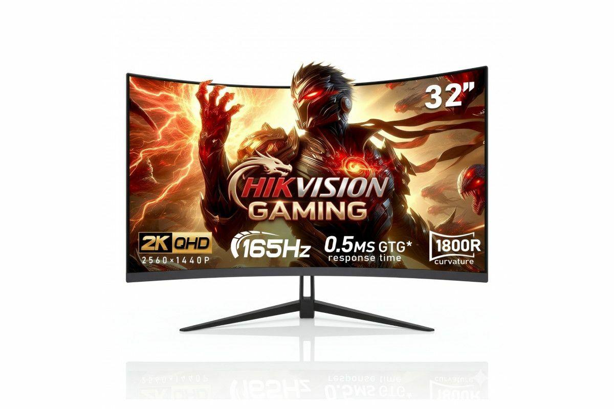 32" 2K 165Hz изогнутый игровой - Ашхабад - img 1