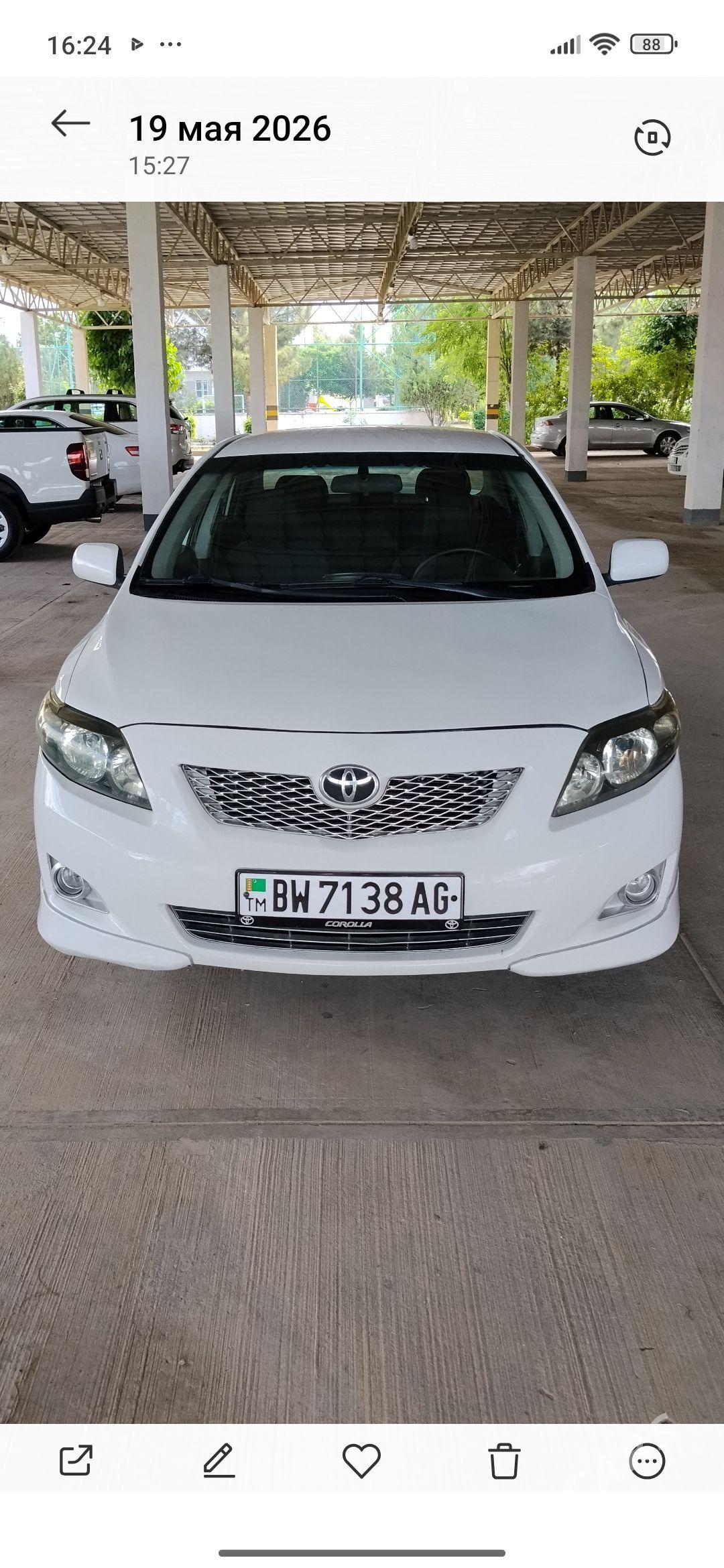 Toyota Corolla 2010 - 170 000 TMT - Ашхабад - img 1
