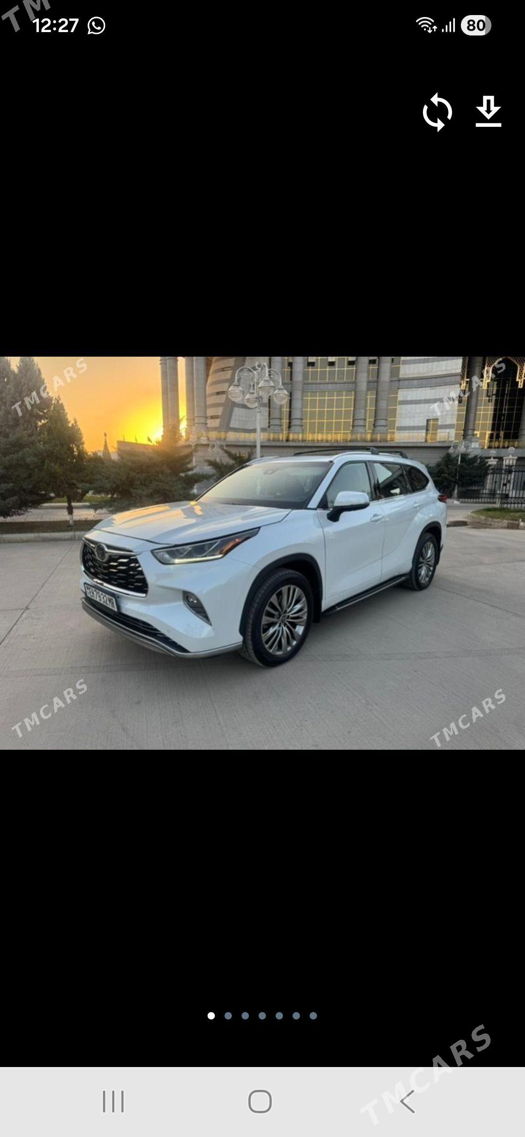 Toyota Highlander 2021 - 600 000 TMT - Мары - img 1