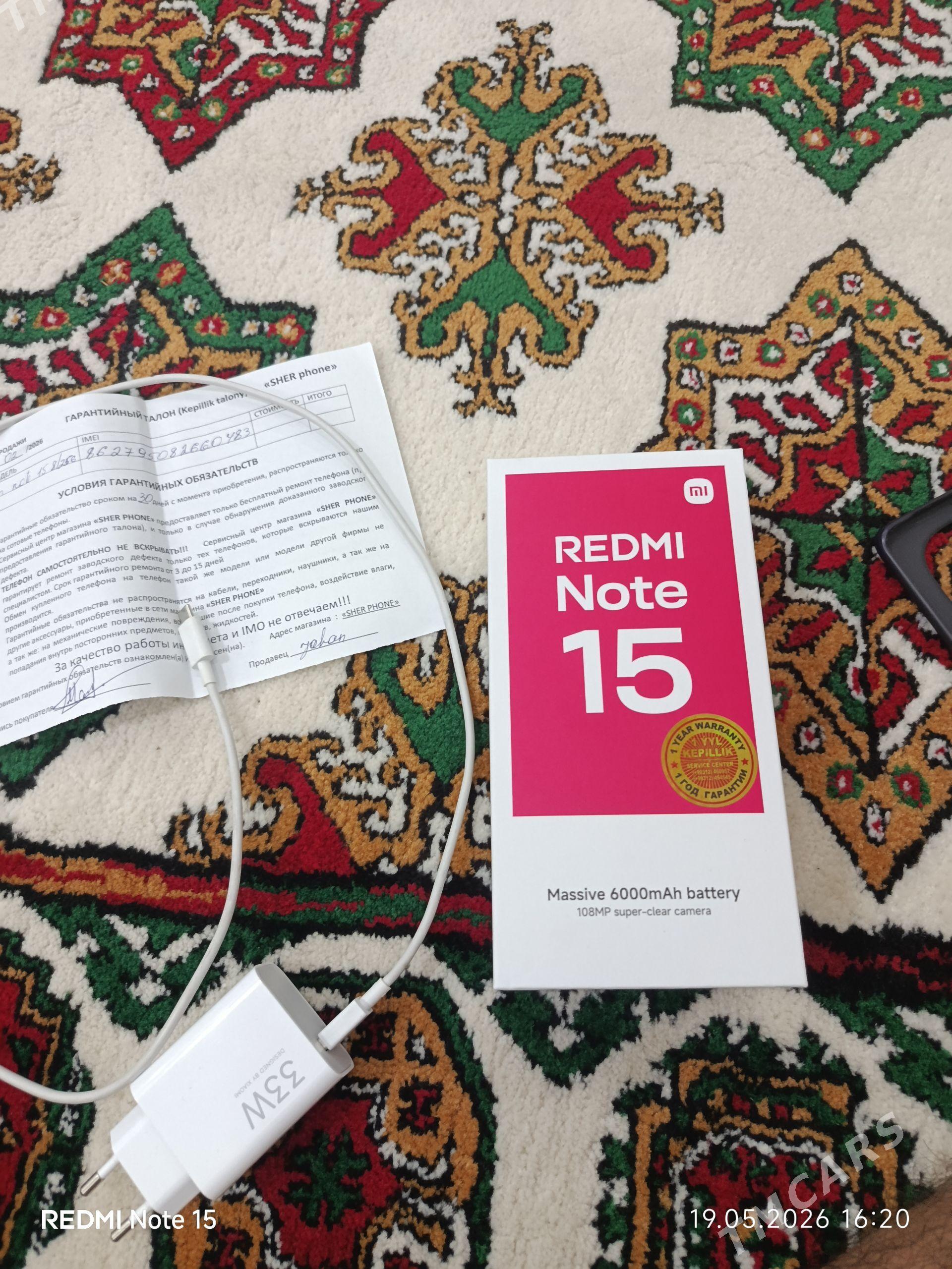 redmi note 15 - Çärjew - img 1