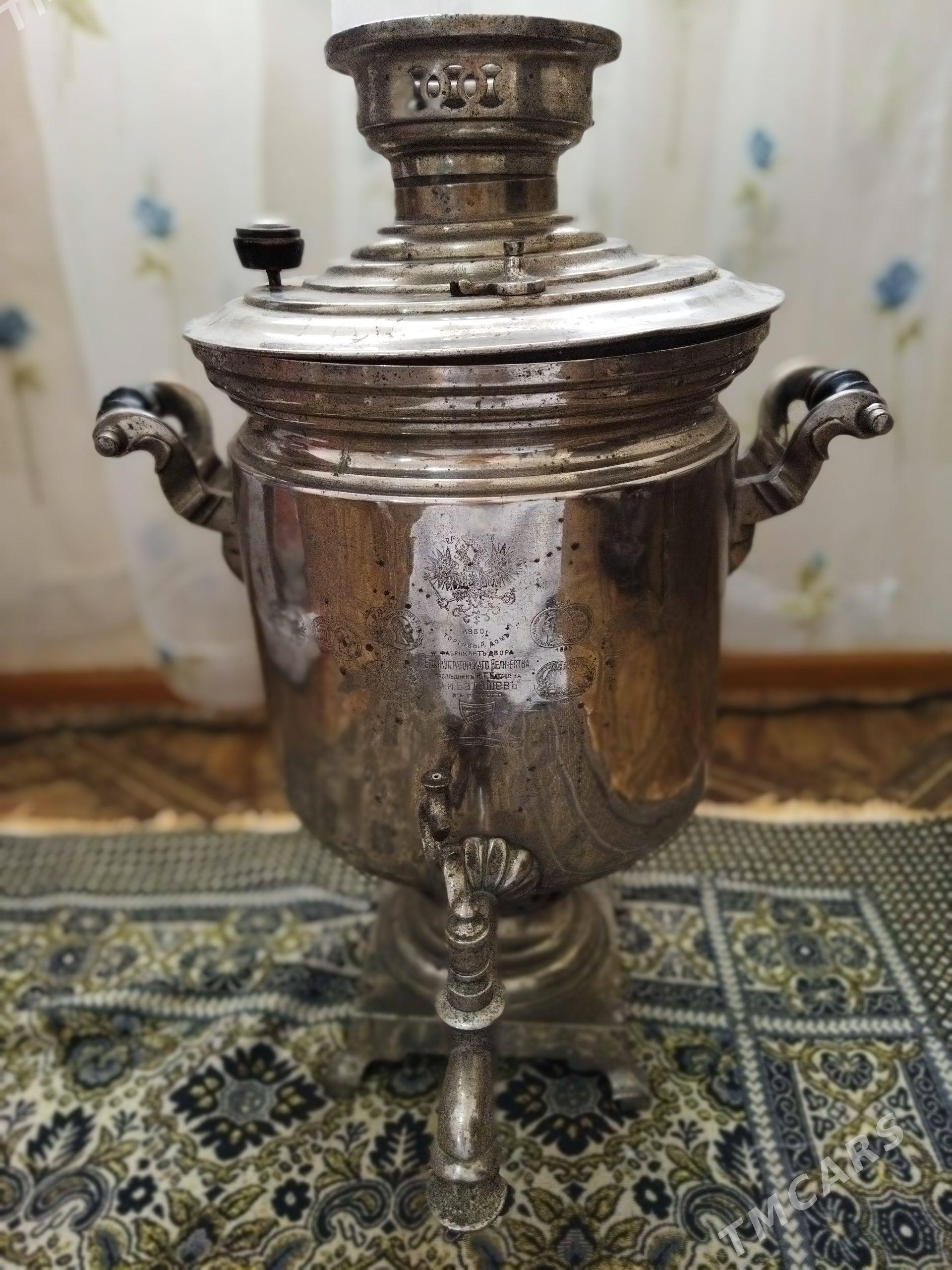 Самовар 5 литров,антиквариат - Байрамали - img 1