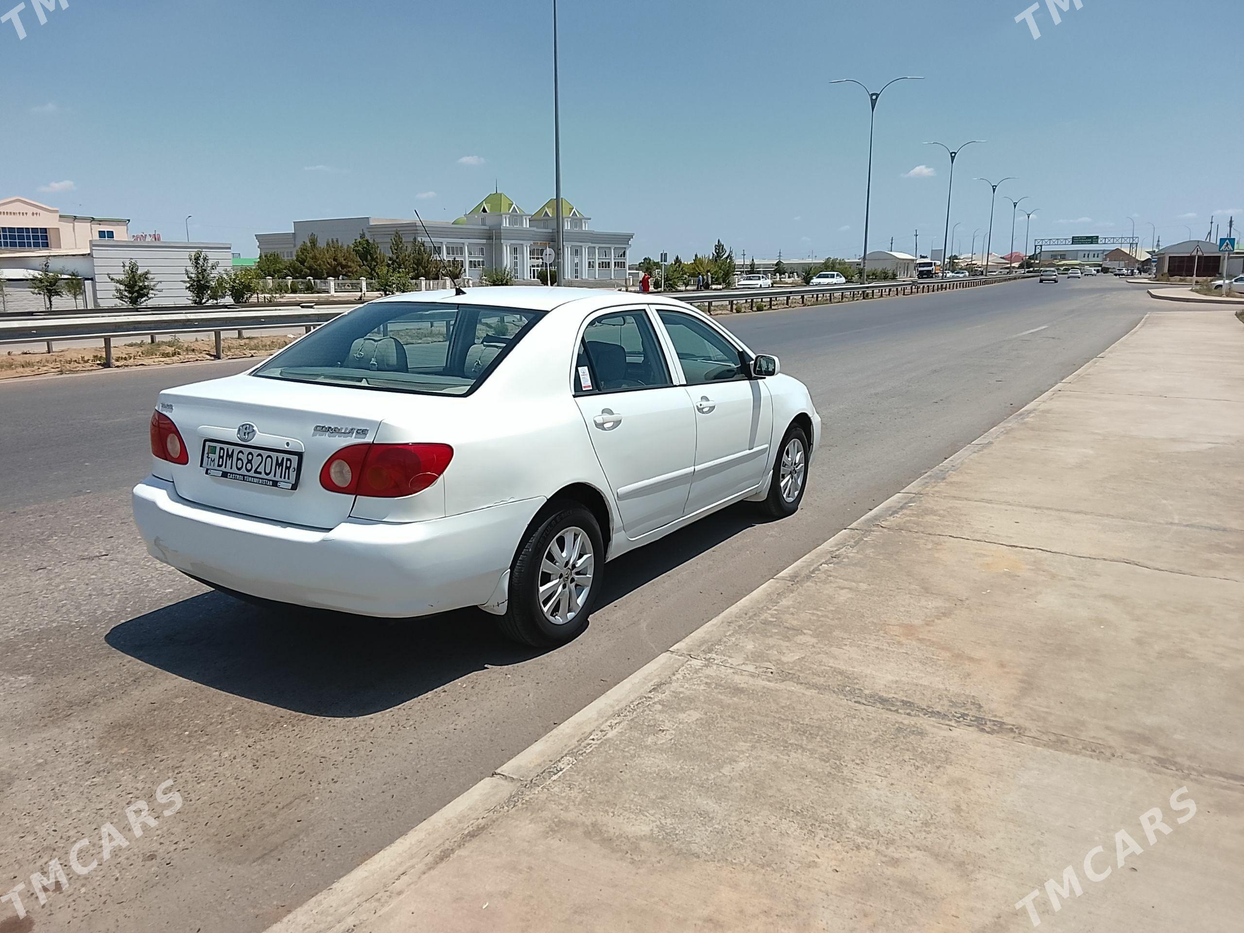 Toyota Corolla 2002 - 120 000 TMT - Мары - img 1