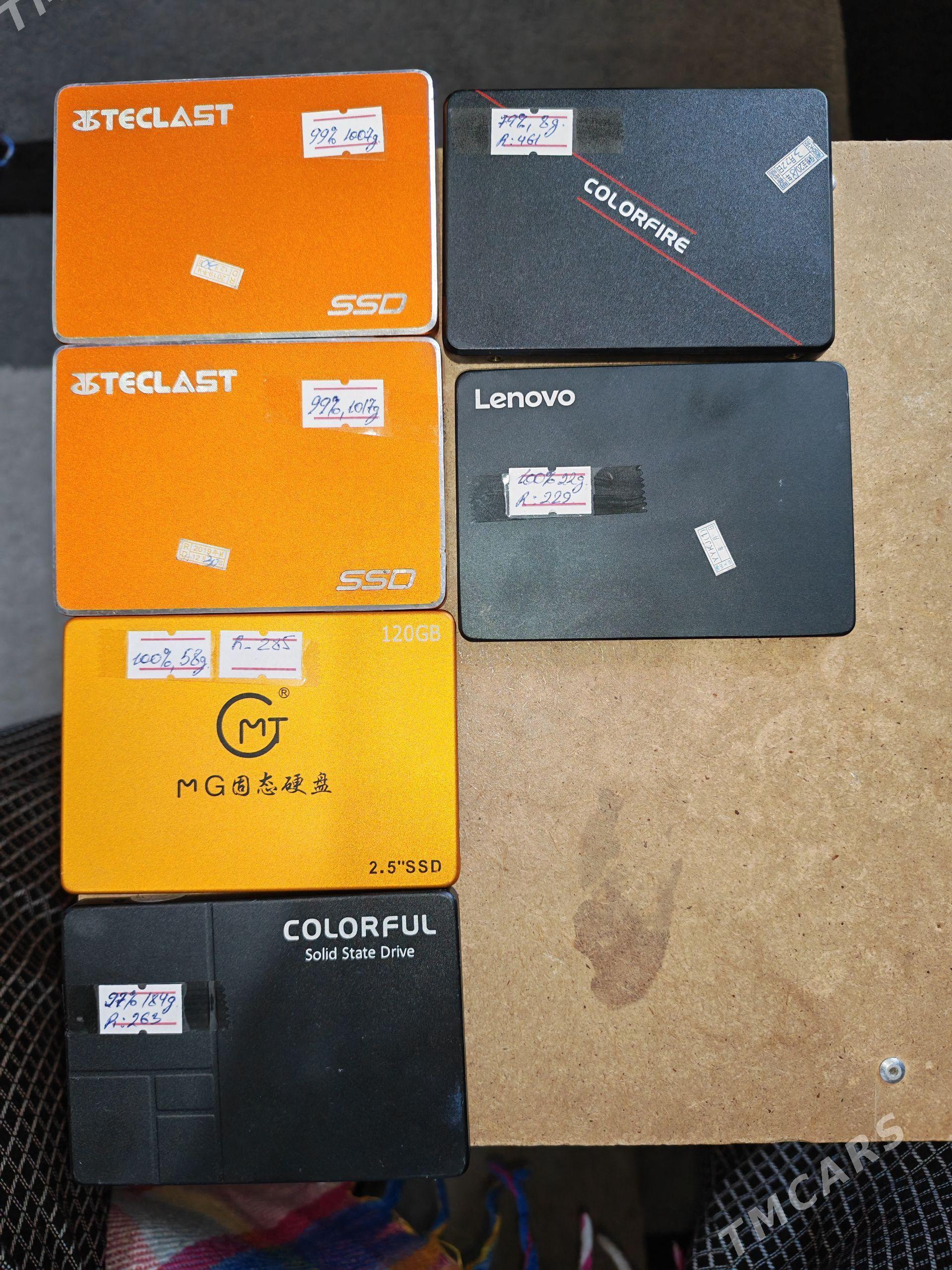 ssd 120 gb ulanylan - 30 мкр - img 1