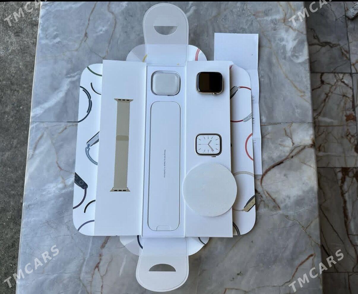 apple watch 7 stainles steel - Aşgabat - img 1