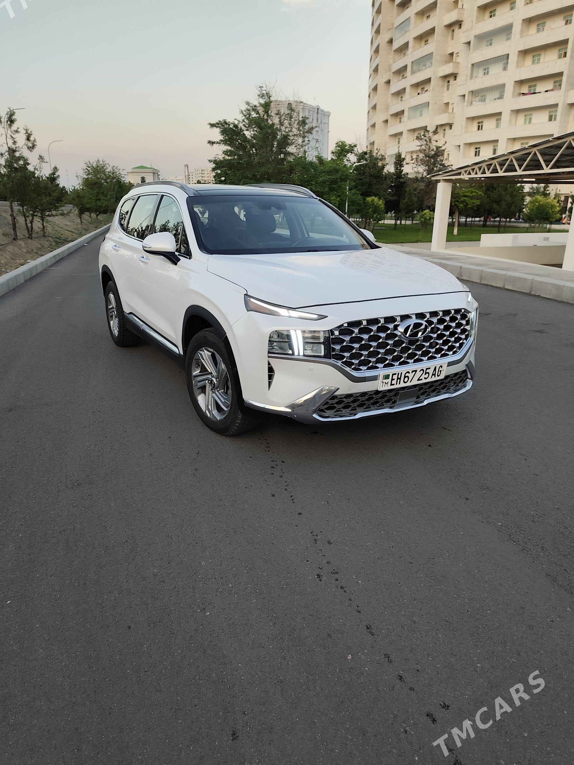 Hyundai Santa Fe 2022 - 370 000 TMT - ул. Подвойского (Битарап Туркменистан шаёлы) - img 1