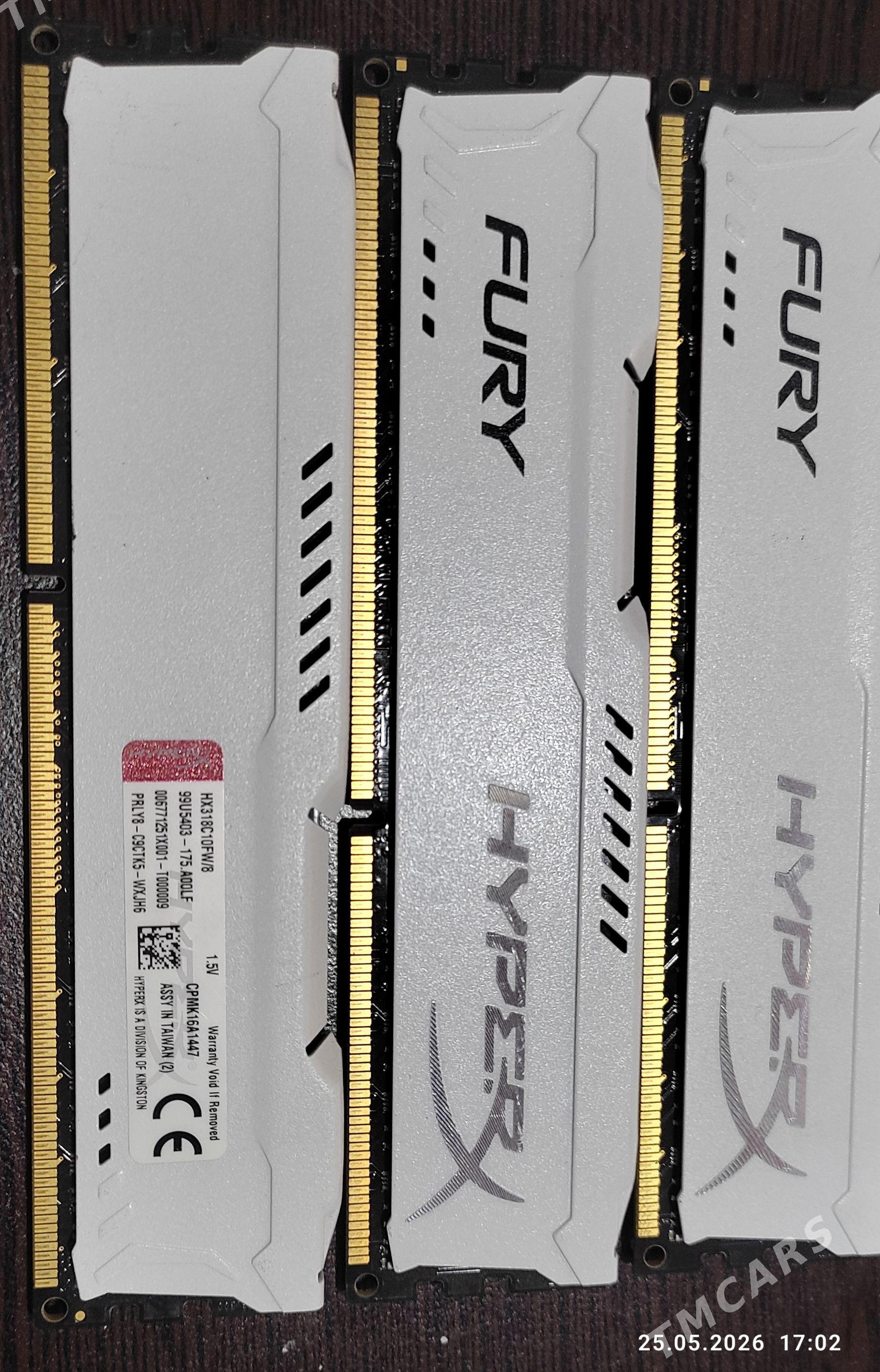 Ram ddr 3 8 gb 1600 - Aşgabat - img 1
