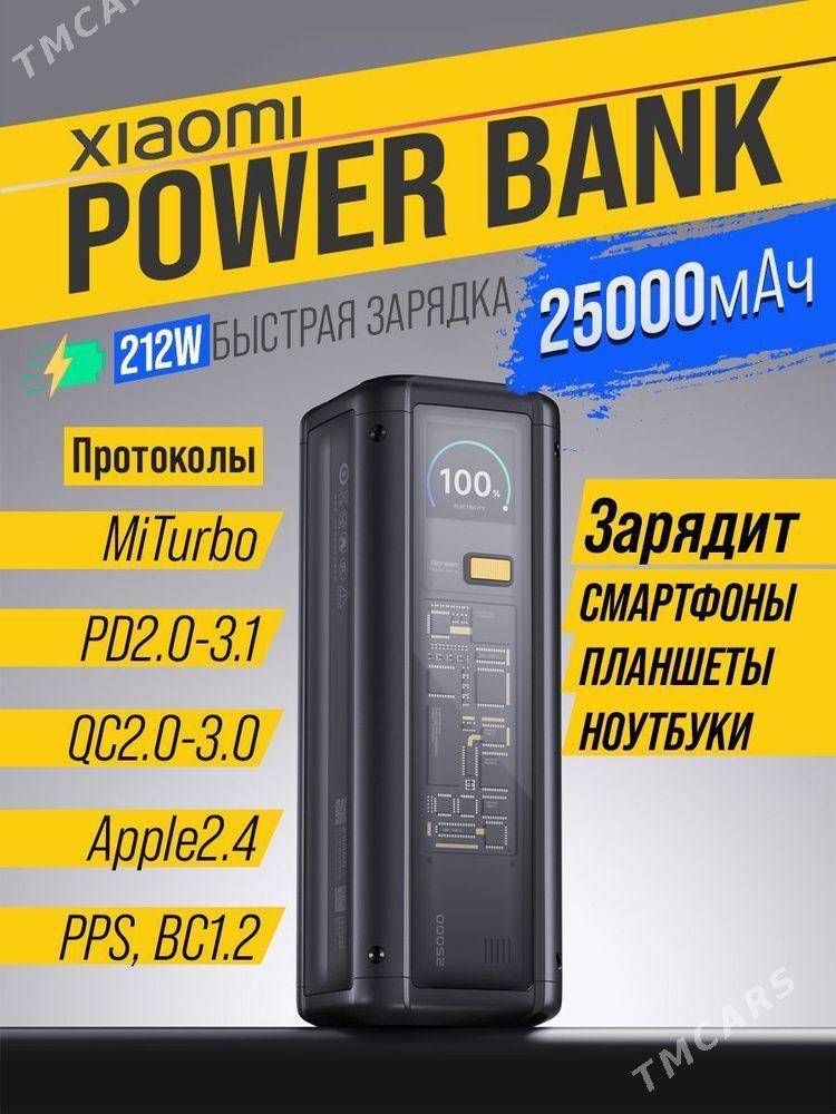 Xiaomi Power Bank 212w - Aşgabat - img 1