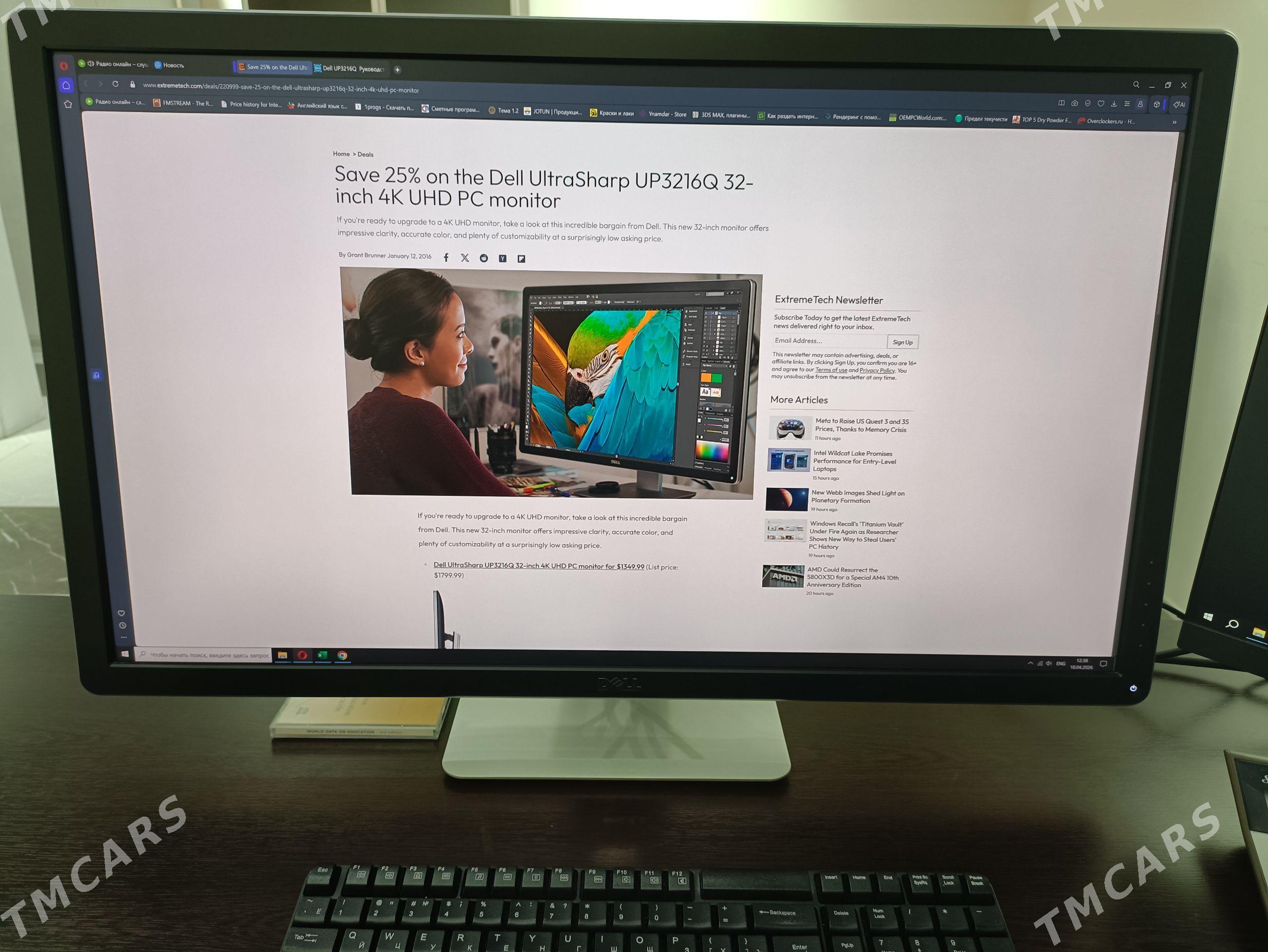 Dell 32" 4K monitor - Ашхабад - img 1