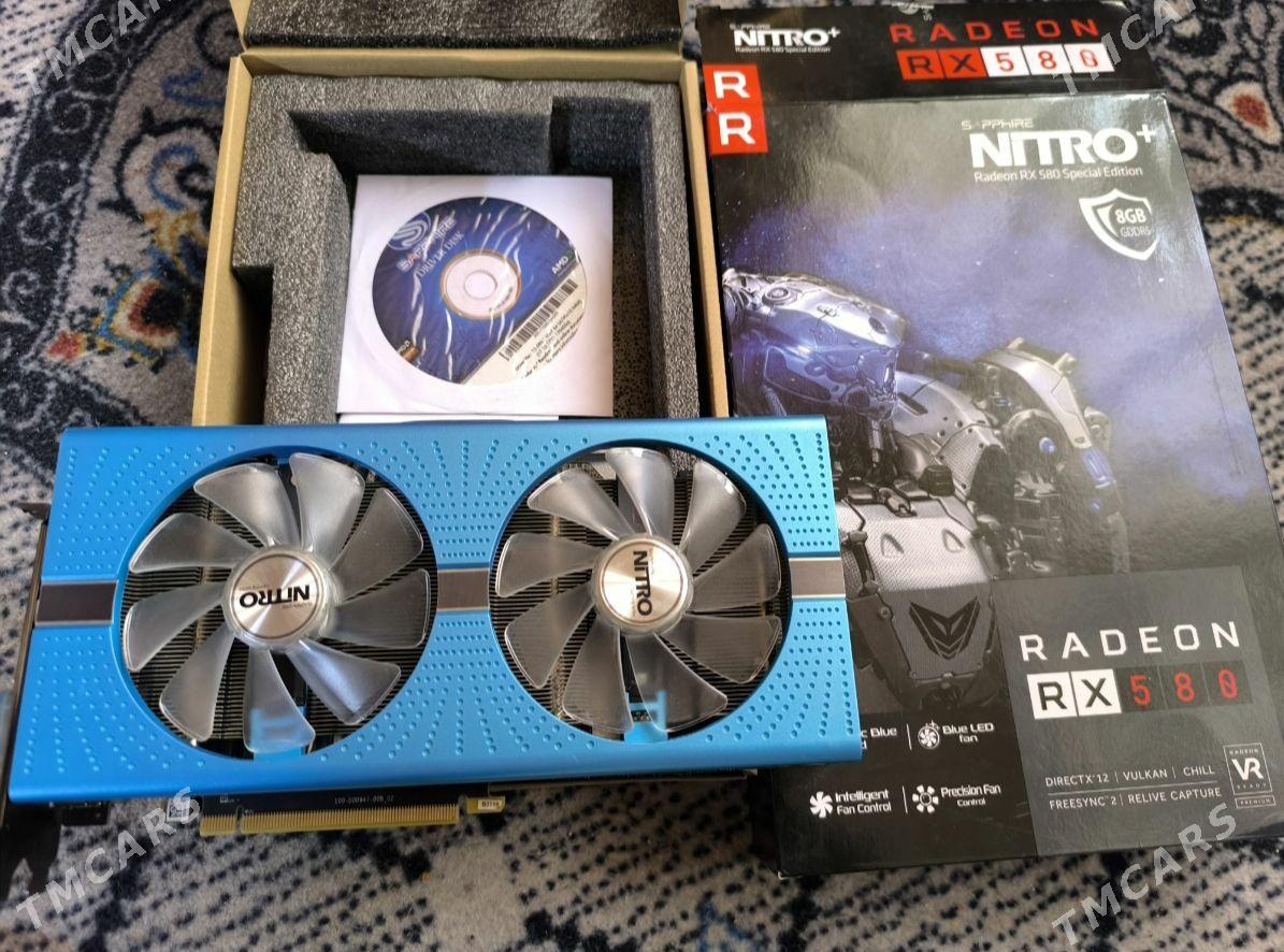 Rx 580 Saphire Nitro+ - Aşgabat - img 1