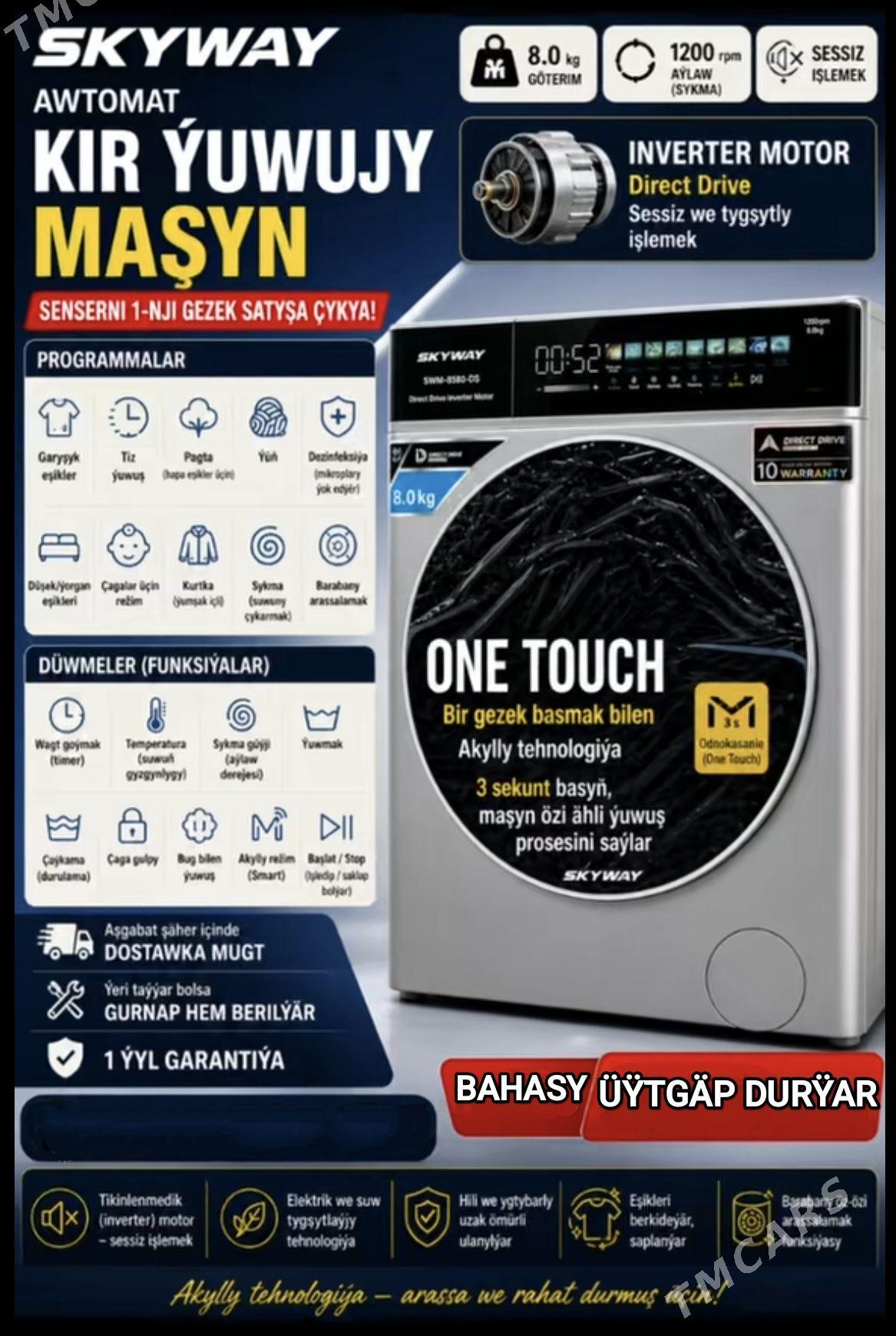 TÄZE MODEL AWTAMAT KIR MAŞYN - Gurtly - img 1