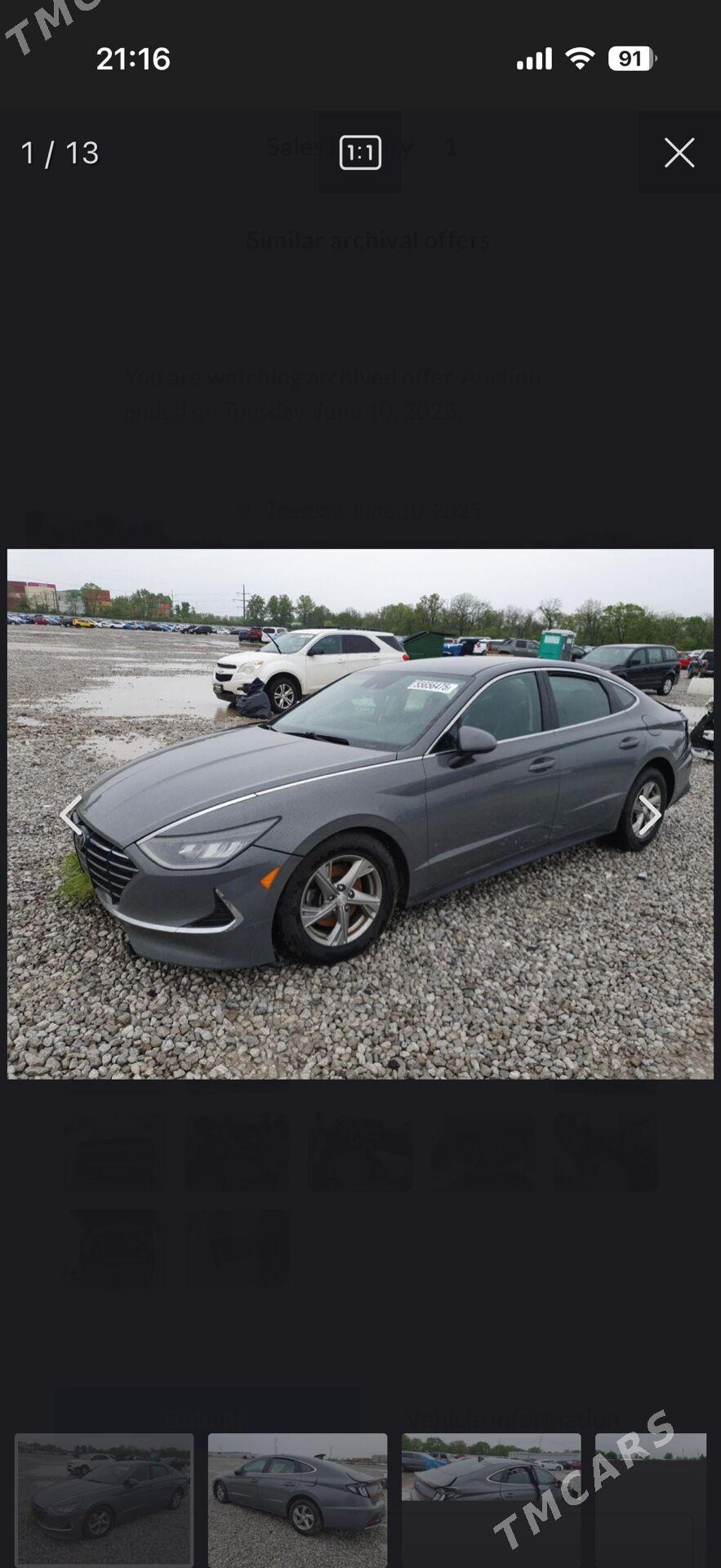 Hyundai Sonata 2021 - 255 000 TMT - Aşgabat - img 1