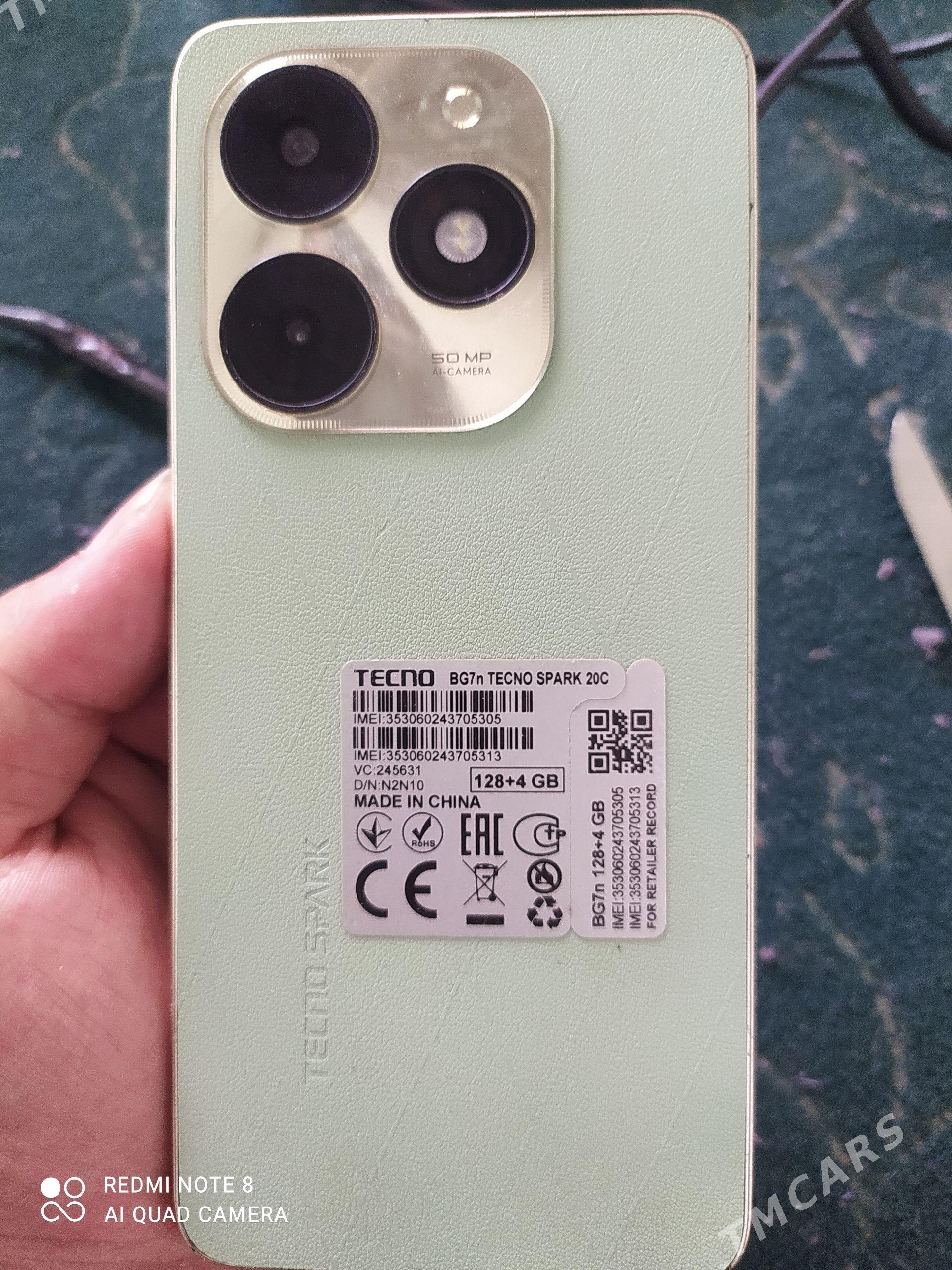 Infiniks Tecno spark 20C 128Gb - Çoganly - img 1