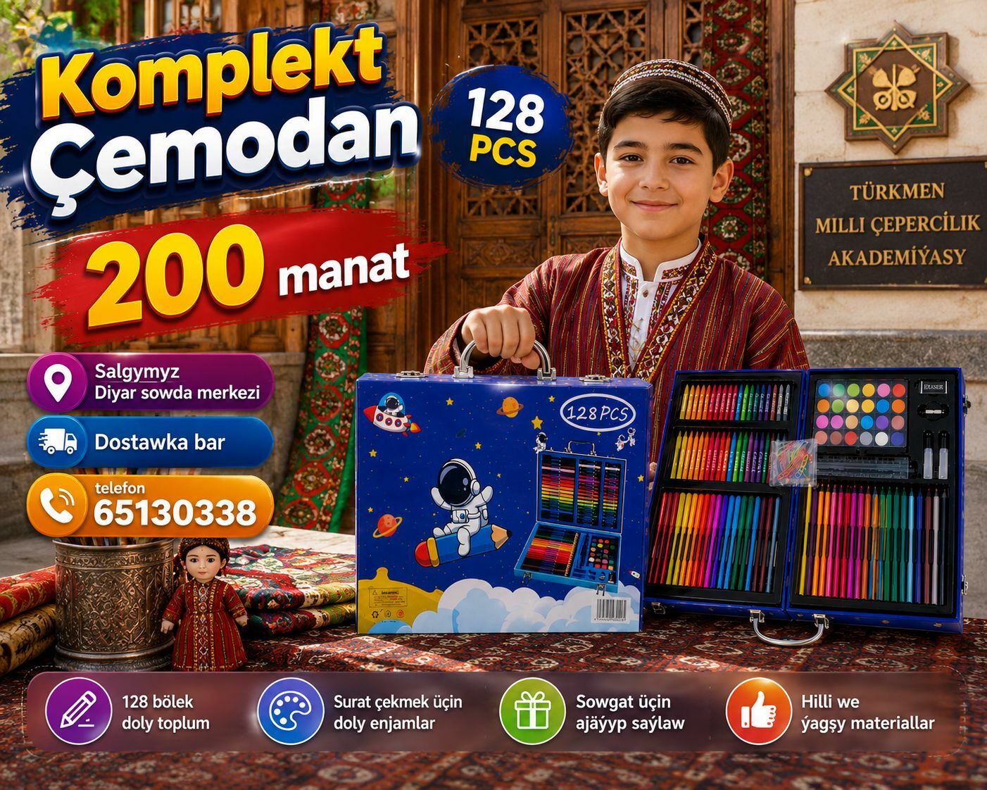Dasy gaty çemodan nabor - Дашогуз - img 1