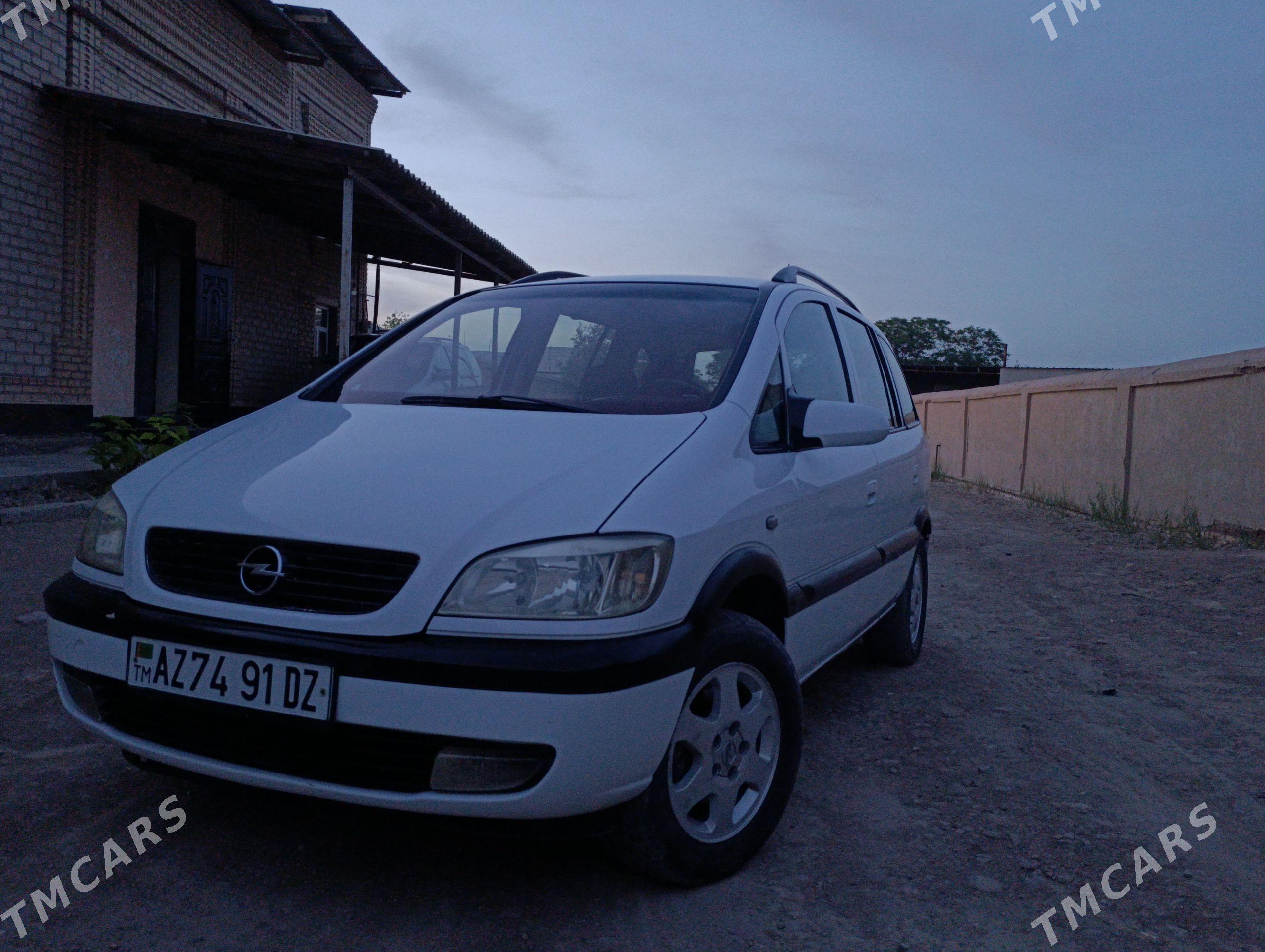 Opel Zafira 2002 - 100 000 TMT - Шабатский этрап - img 1