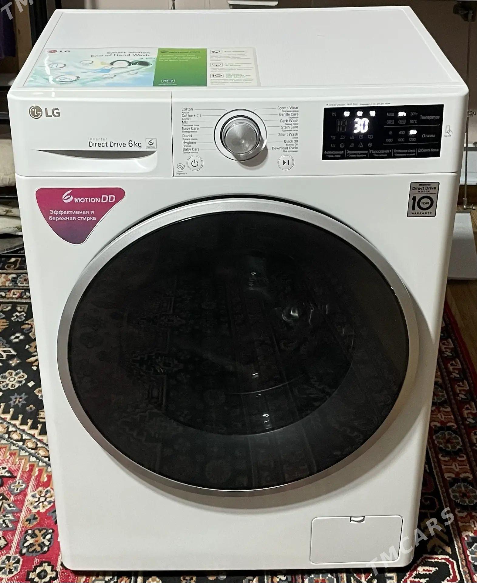 Kir maşyn LG 6 kg DD mator - Aşgabat - img 1
