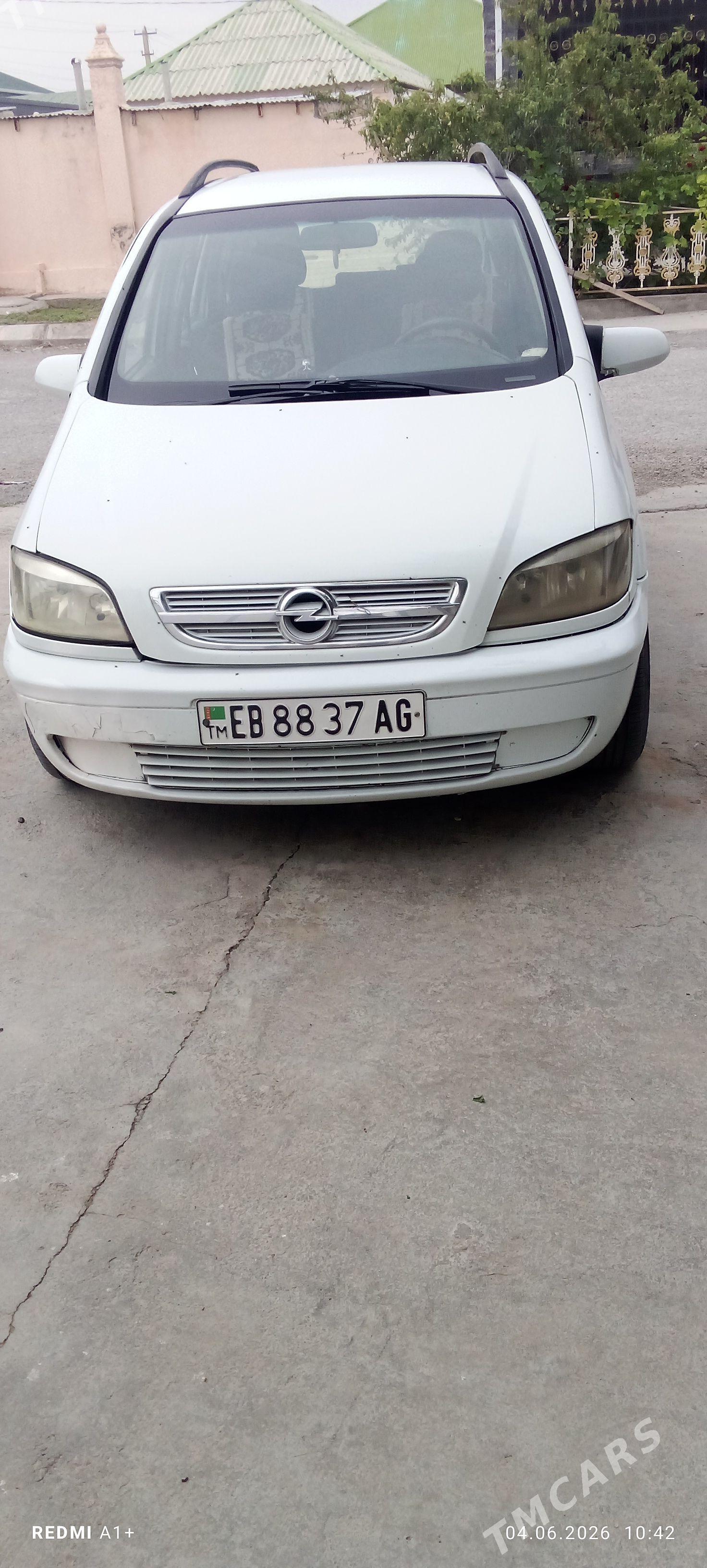 Opel Zafira 2003 - 95 000 TMT - Ашхабад - img 1
